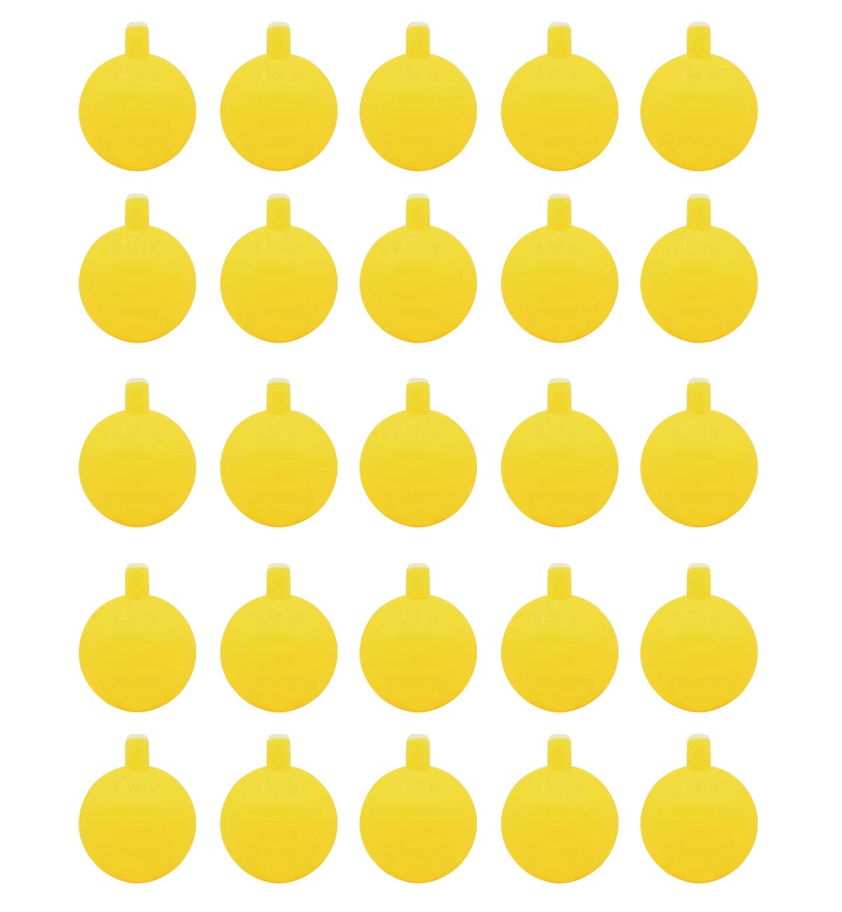 Tovip 50Pcs 35Mm Squeakers Toy Repair Fix Dog Pet Baby Toy Noise Maker Insert Replacement (Yellow)