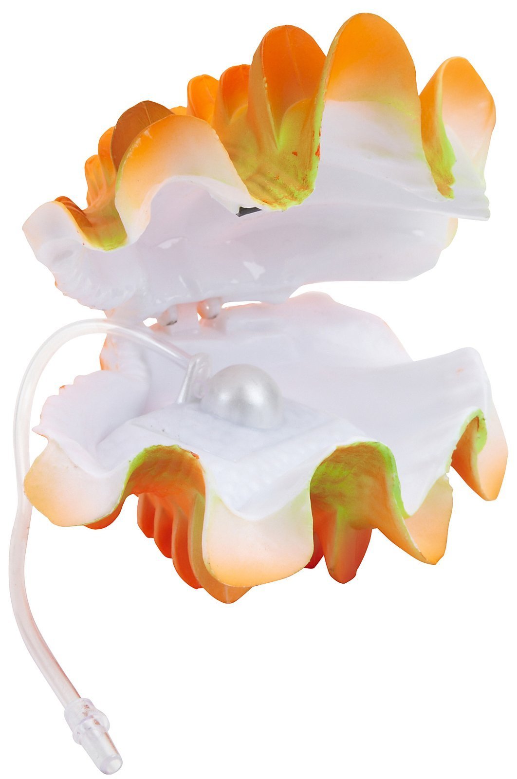 Penn-Plax Aerating Action Ornament, Giant Clam - Opens and Closes | A for Any Aquarium Decor