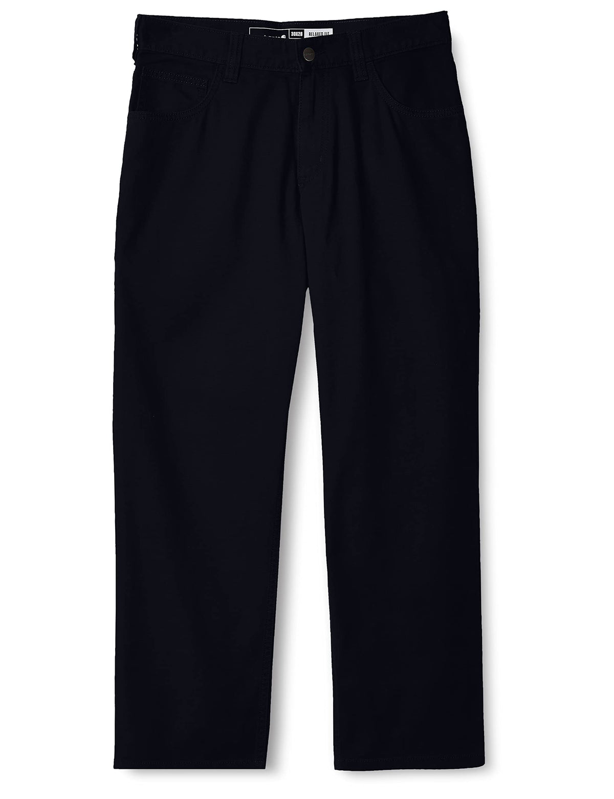 Carhartt Mens Rugged Flex Rigby Five Pocket Work Utility Pants, Navy, 32W X 28L Us