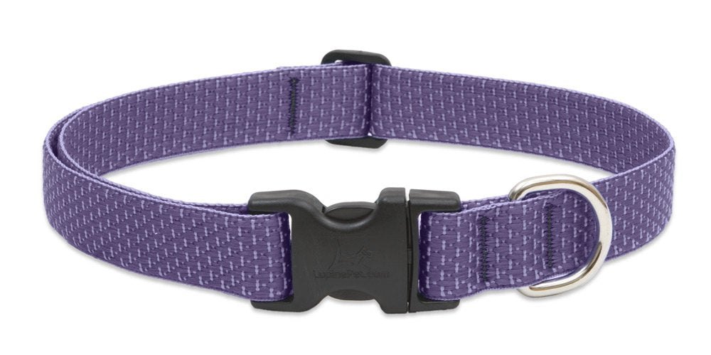 Lupinepet Eco 1'' Lilac 16-28'' Adjustable Collar For Large Dogs