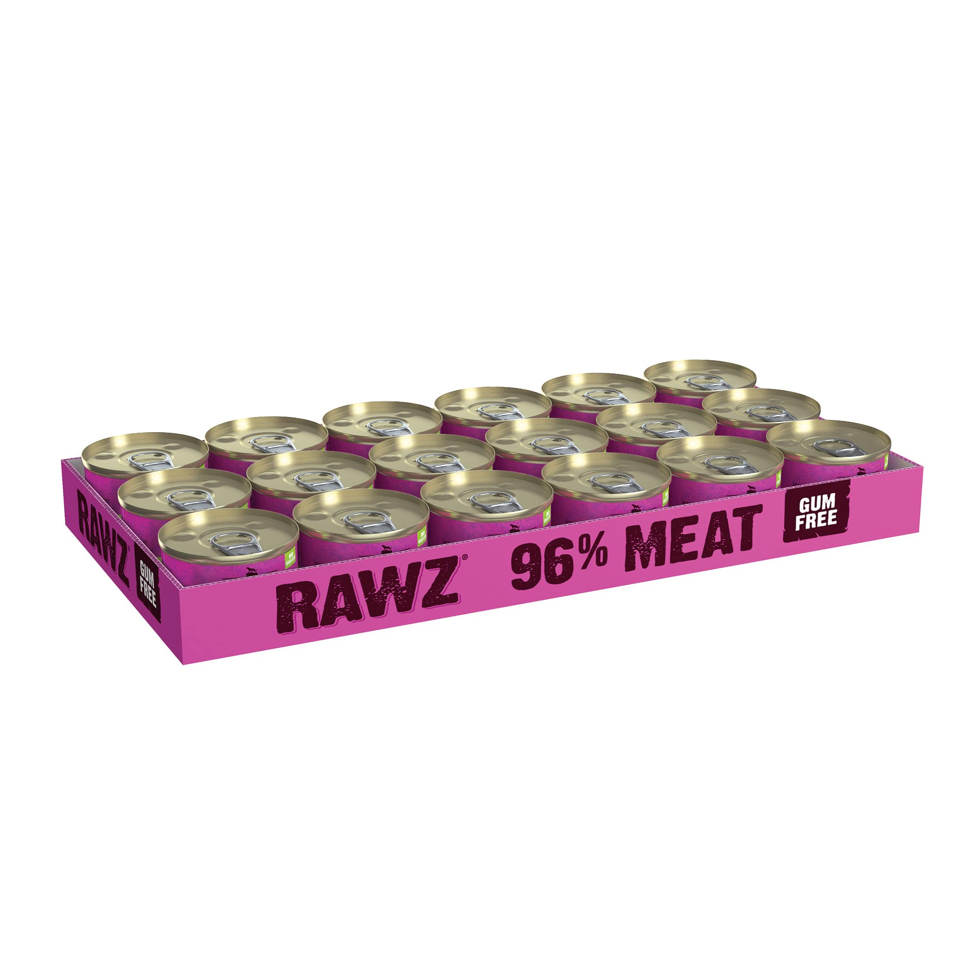 Rawz Natural Premium Pate Canned Cat Wet Food - Made with Real Meat Ingredients No BPA or Gums -3 oz Cans (Case Pack of 18) (Chi