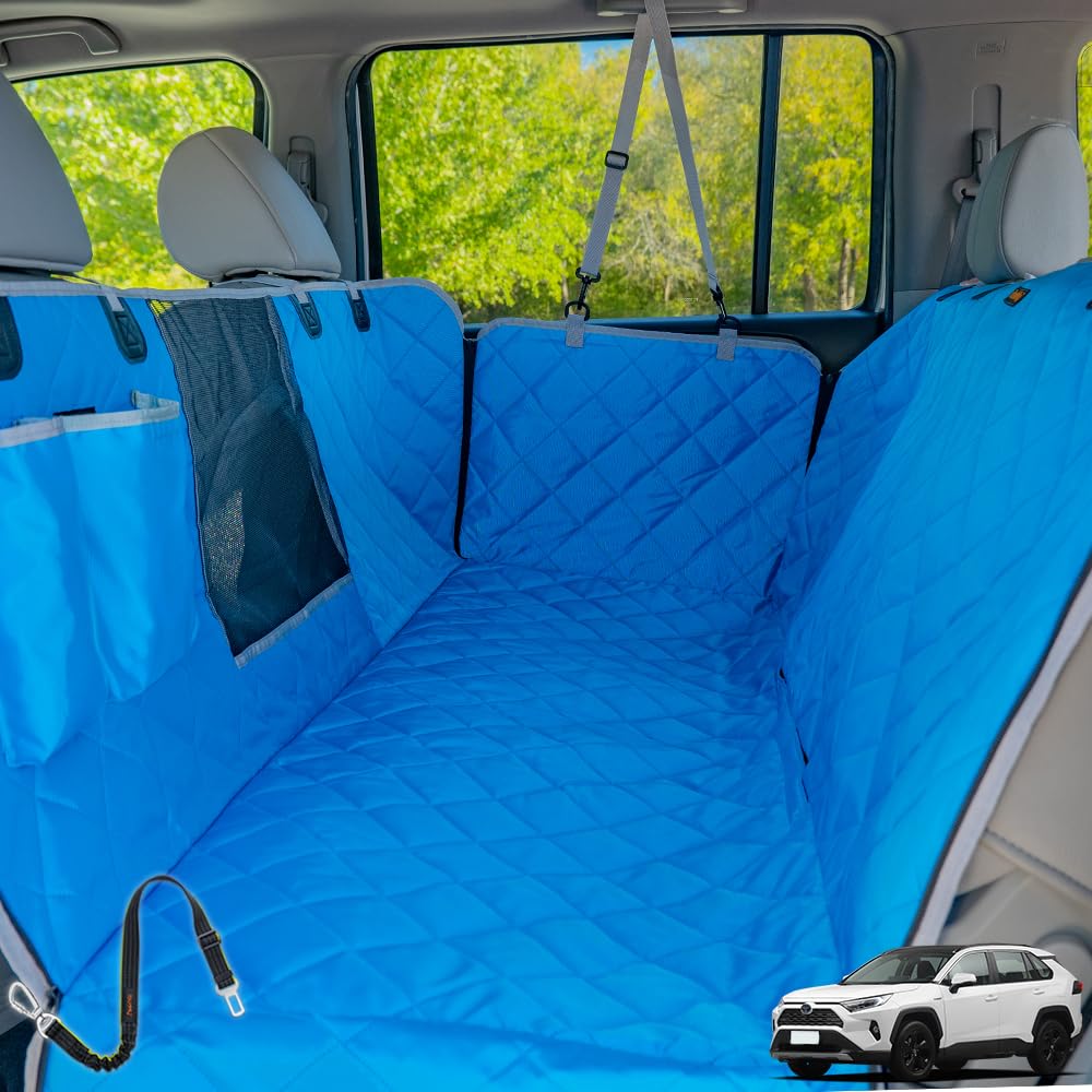 Ibuddy Dog Seat Cover For Suv And Small Truck, Waterproof Car Hammock Heavy Duty Back Seat Cover For Dog With Mesh Window Durabl