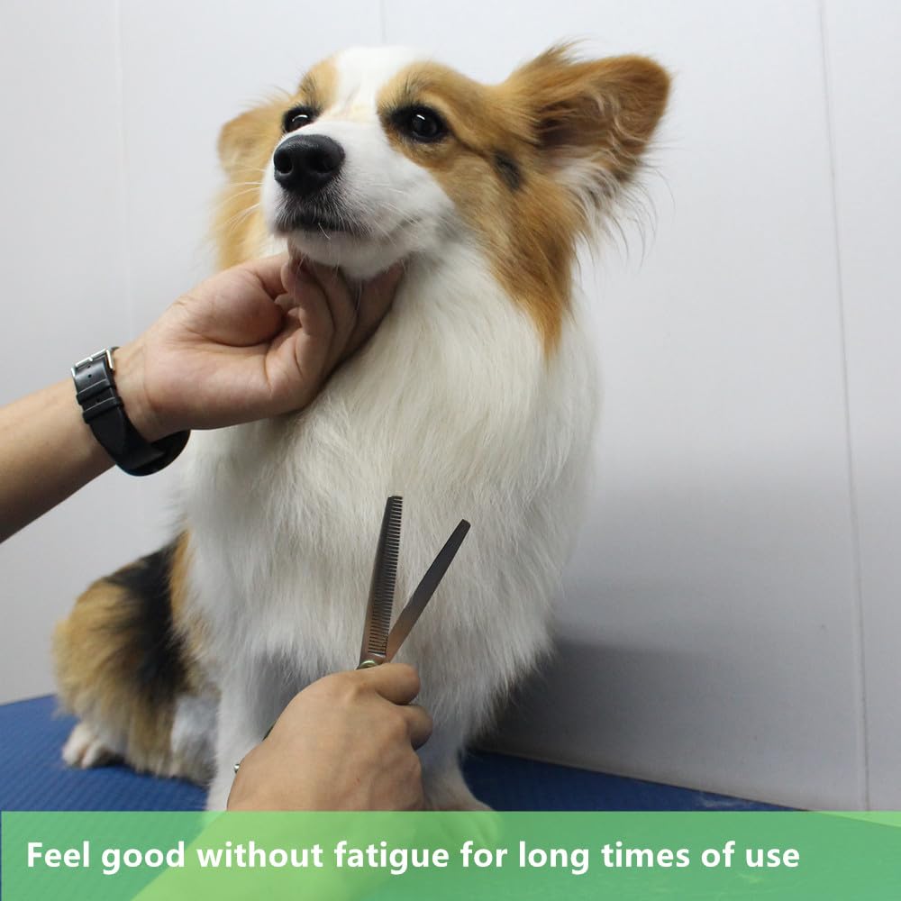 Hashimoto Thinning Shears For Dogs, Dog Thinning Shears For Grooming, 42 Teeth, 6.5 Inch, 30% Thinning Rate, Extremely Light Wei