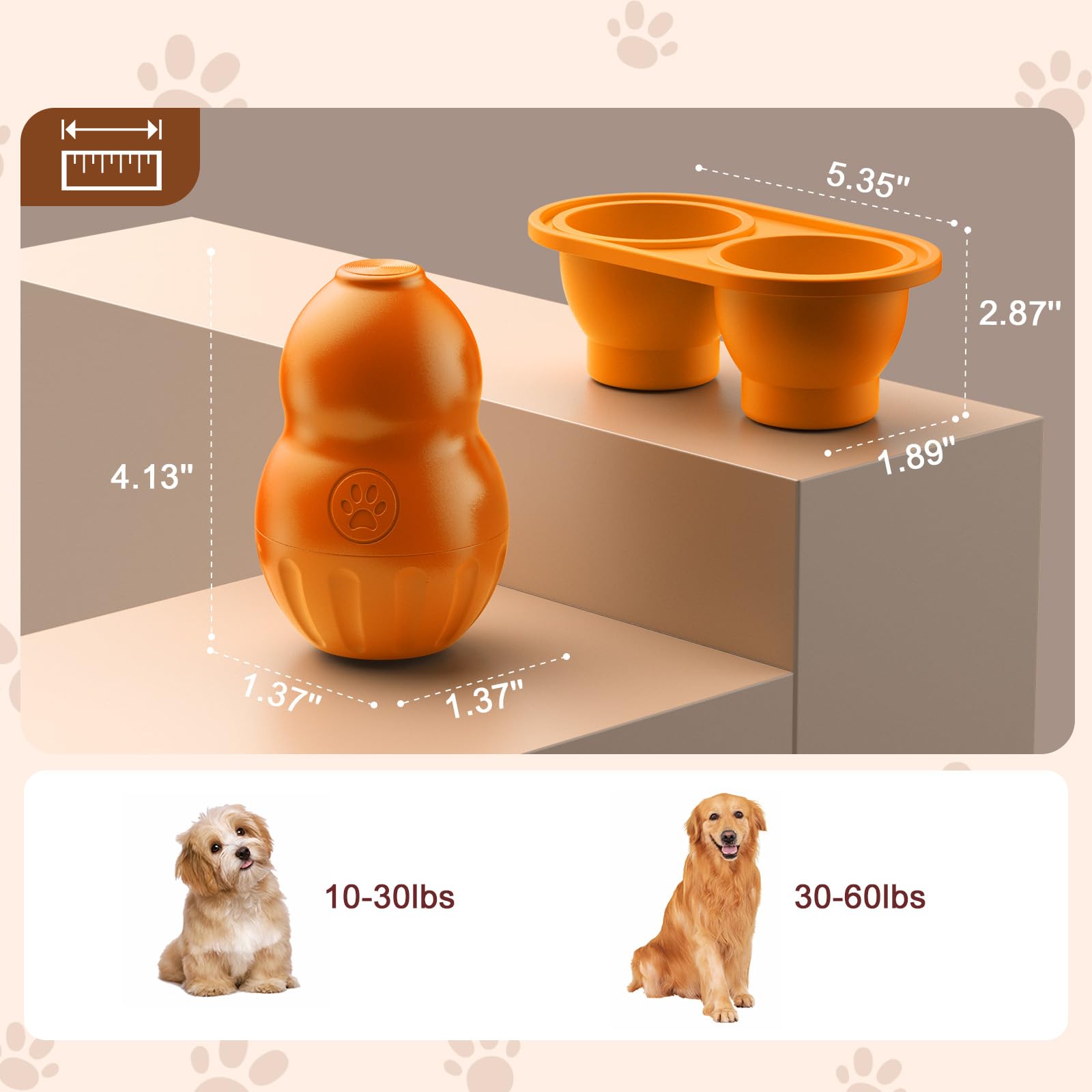 VIWIK Interactive Dog Toys to Keep Them Busy, Dog Frozen Treat Toy to Reduces Anxiety, Dogs Puzzle Enrichment Toy for Small Medi
