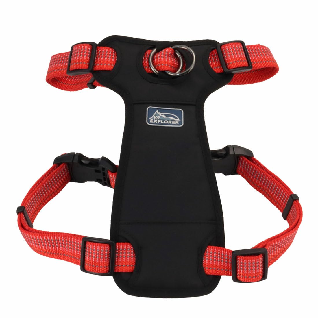 Coastal - K-9 Explorer - Brights Reflective Front-Connect Harness, Canyon, 1 X 20-30