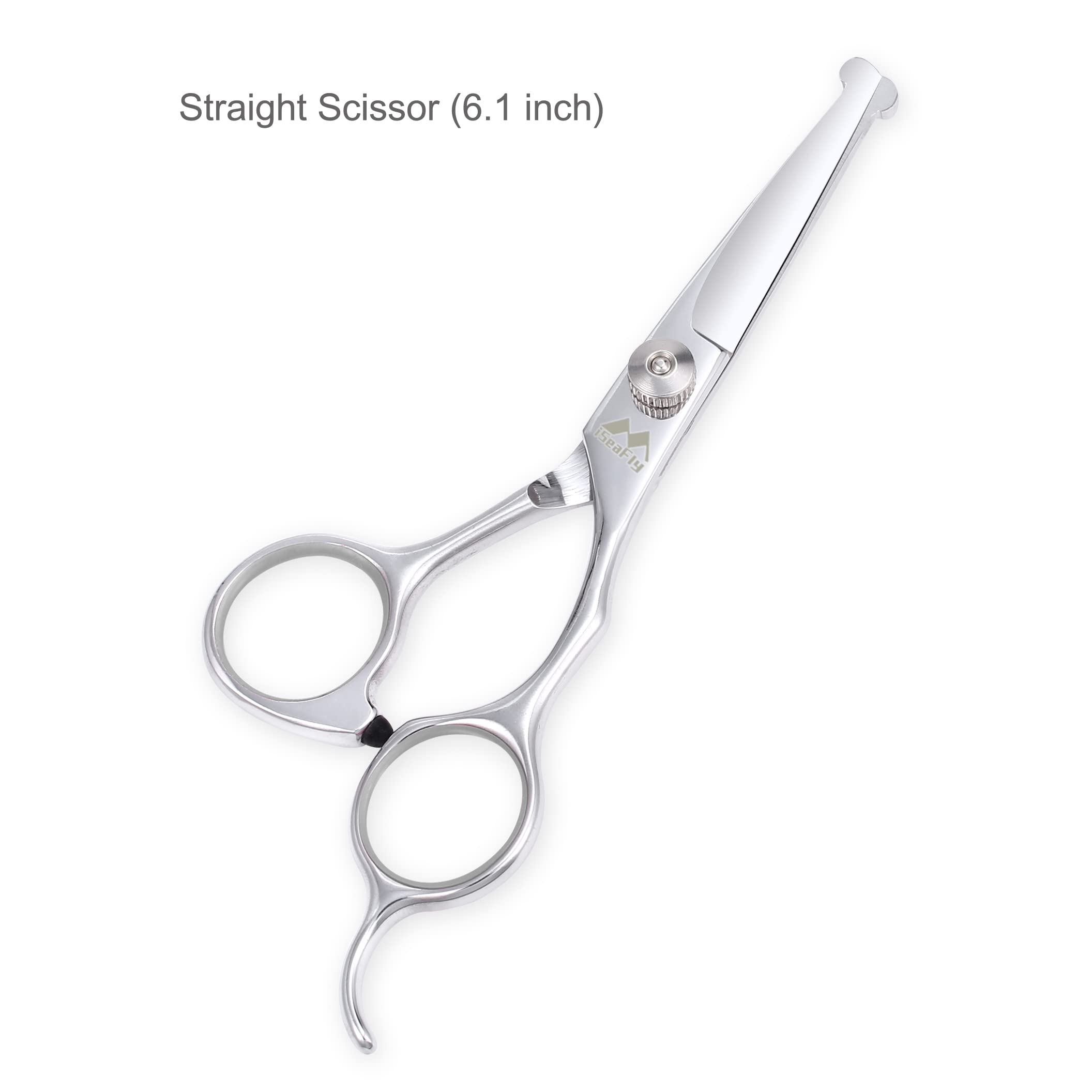 Dog Grooming Scissors Kit With Round Tip, Set Of 5 Cat Dog Scissors, Stainless Steel Pet Grooming Shears, Straight, Curved, Thin