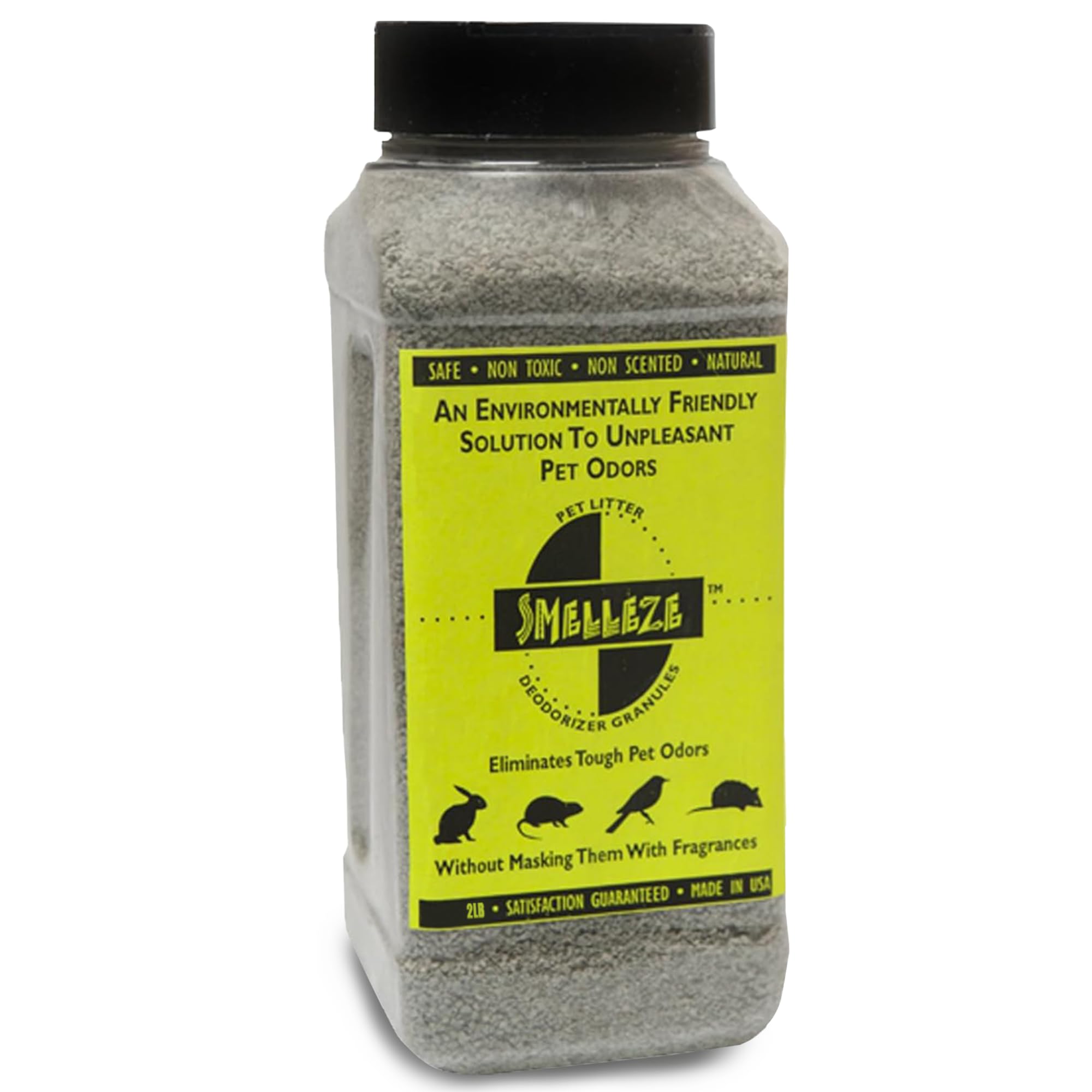 Smelleze Natural Rabbit Odor Eliminator Deodorizer: 2 Lb. Granules Removes Urine & Poop Stench