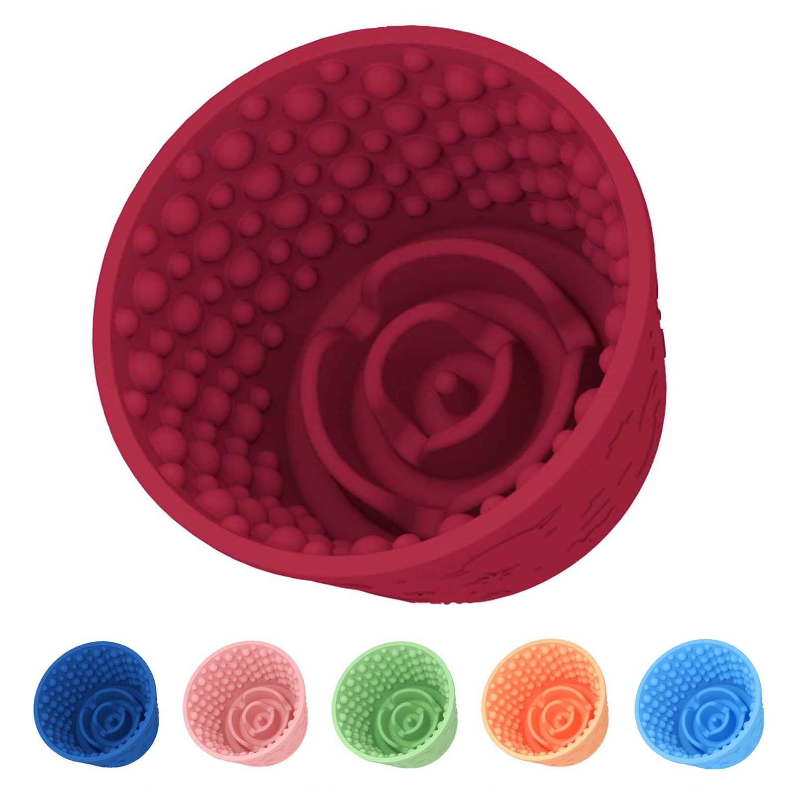 Dog Slow Feeder Lick Bowl, Non-Slip Dog Licking Treat Dispenser, Slow Feeder Bowls For Small Medium Large Breed Dogs, Anxiety Re