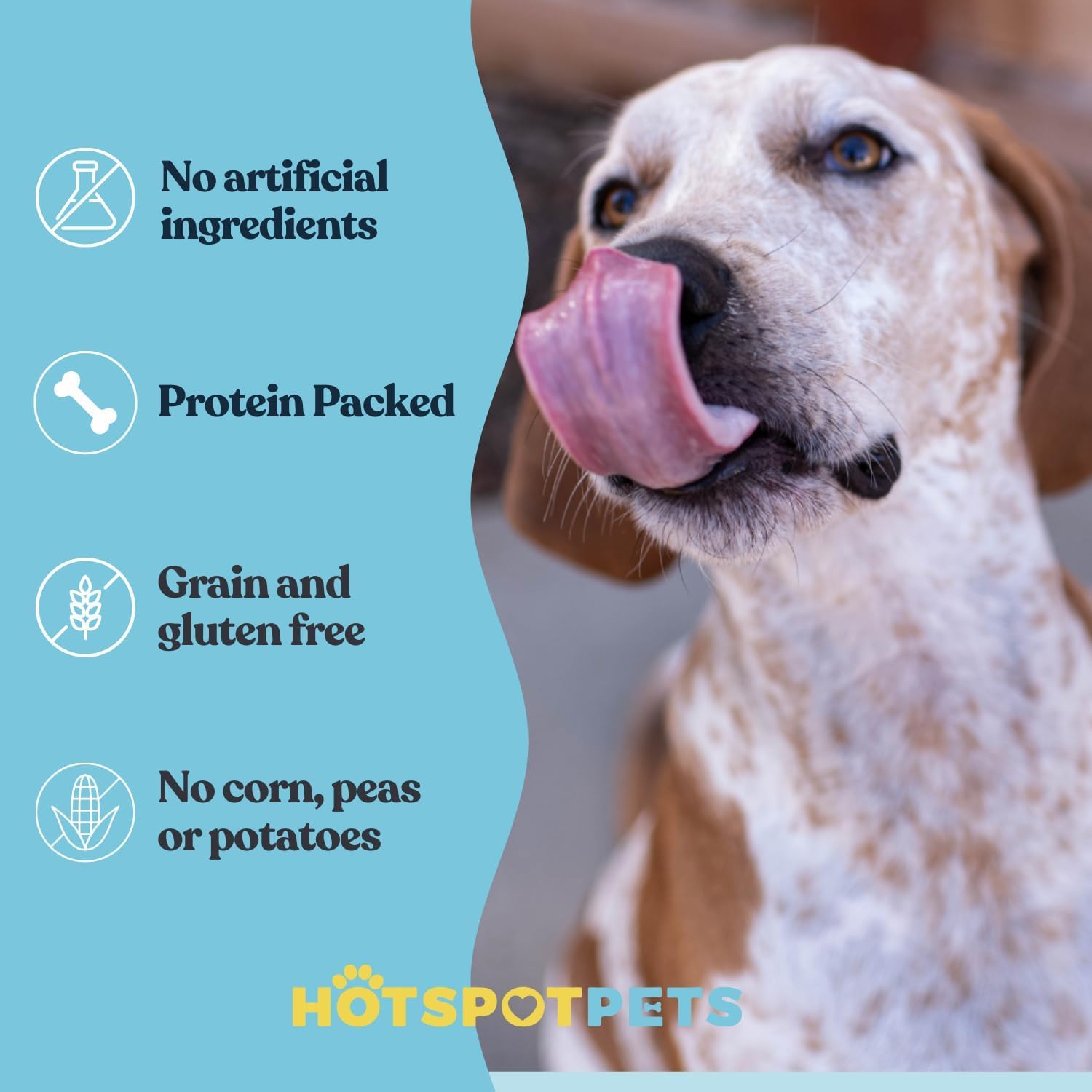 hotspot pets 10 Pack - 6-7 Inch Certified Facility Rawhide Dog Chews - from Grass Fed Brazilian Cows - Promotes Tooth Health and