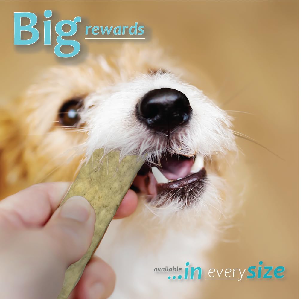 Ora-Clens Oral Hygiene Chews for Small Dogs - Cleans Teeth and Freshens Breathe - Coated with Enzymes - Prevents Plaque & Bacter