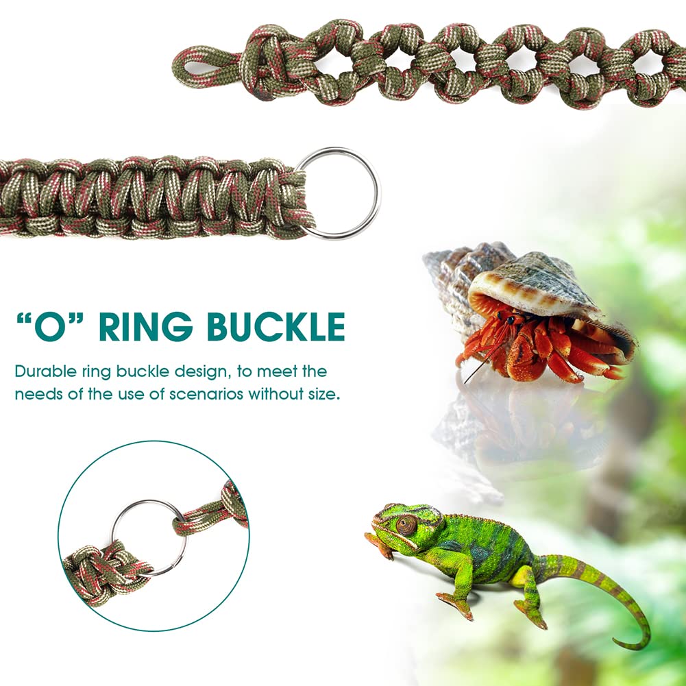 Abizoo Gecko Climbing Branch 23'' Length,Hermit Crab Toy Chameleon Case Accessories,2 Piece Snake Habitat Terrarium Decor Vine W