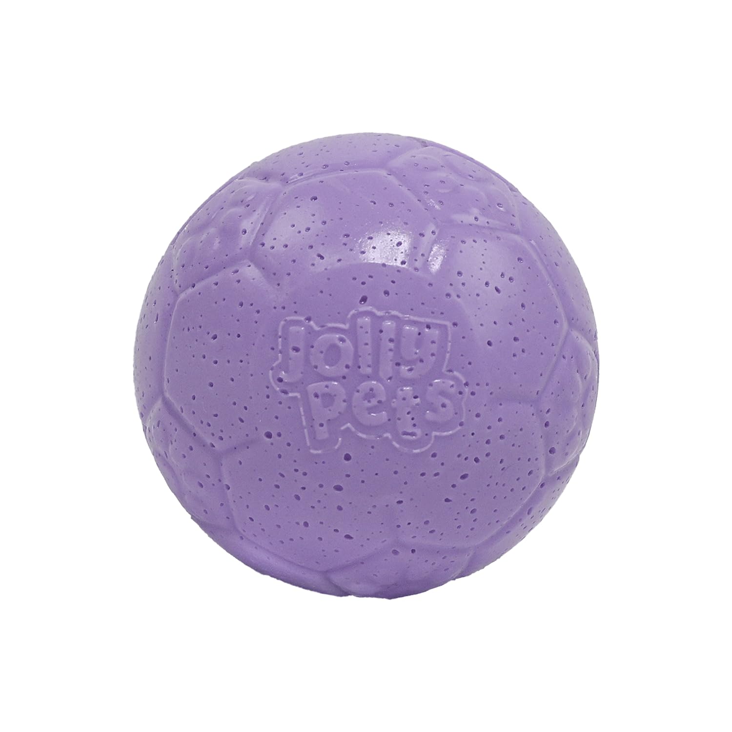 Jolly Pets Mini Jolly Soccer Ball; Floating-Bouncing Dog Toy; 4 Light Purple