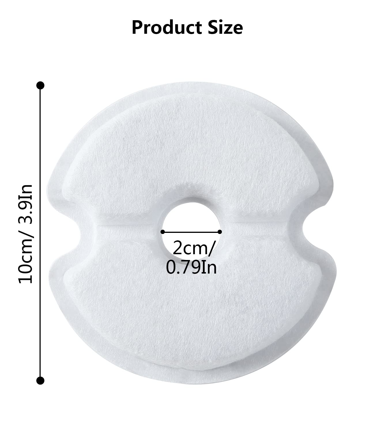 Pet Water Fountain Filter 4 Pack, Yiupea Replacement Cat Filters for 2L-2.5L / 67-84 oz Cat Water Fountain, Cotton Activated Car