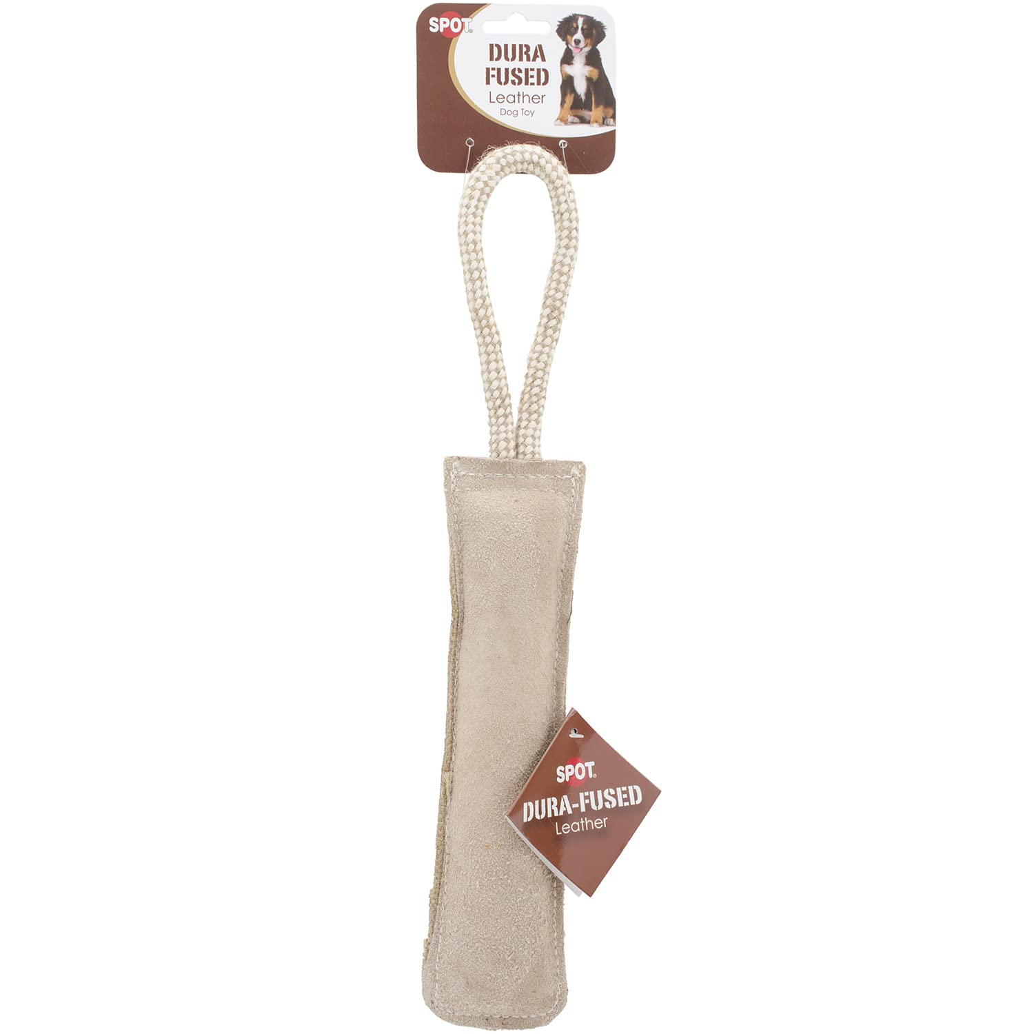 Spot Dura Fused Leather Dog Toy Retriever Stick