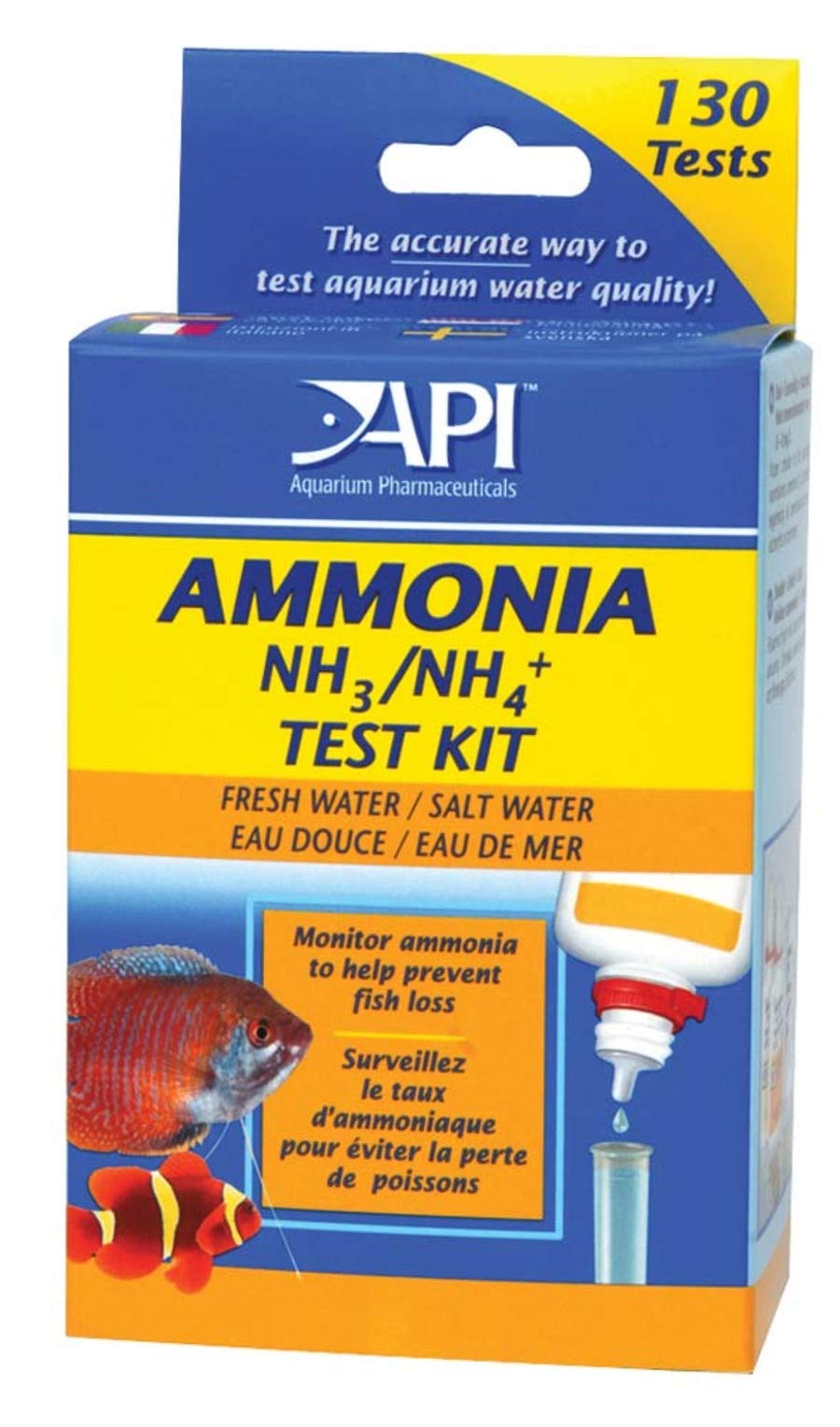 AMMONIA TEST KIT FOR FRESH AND SALT WATER