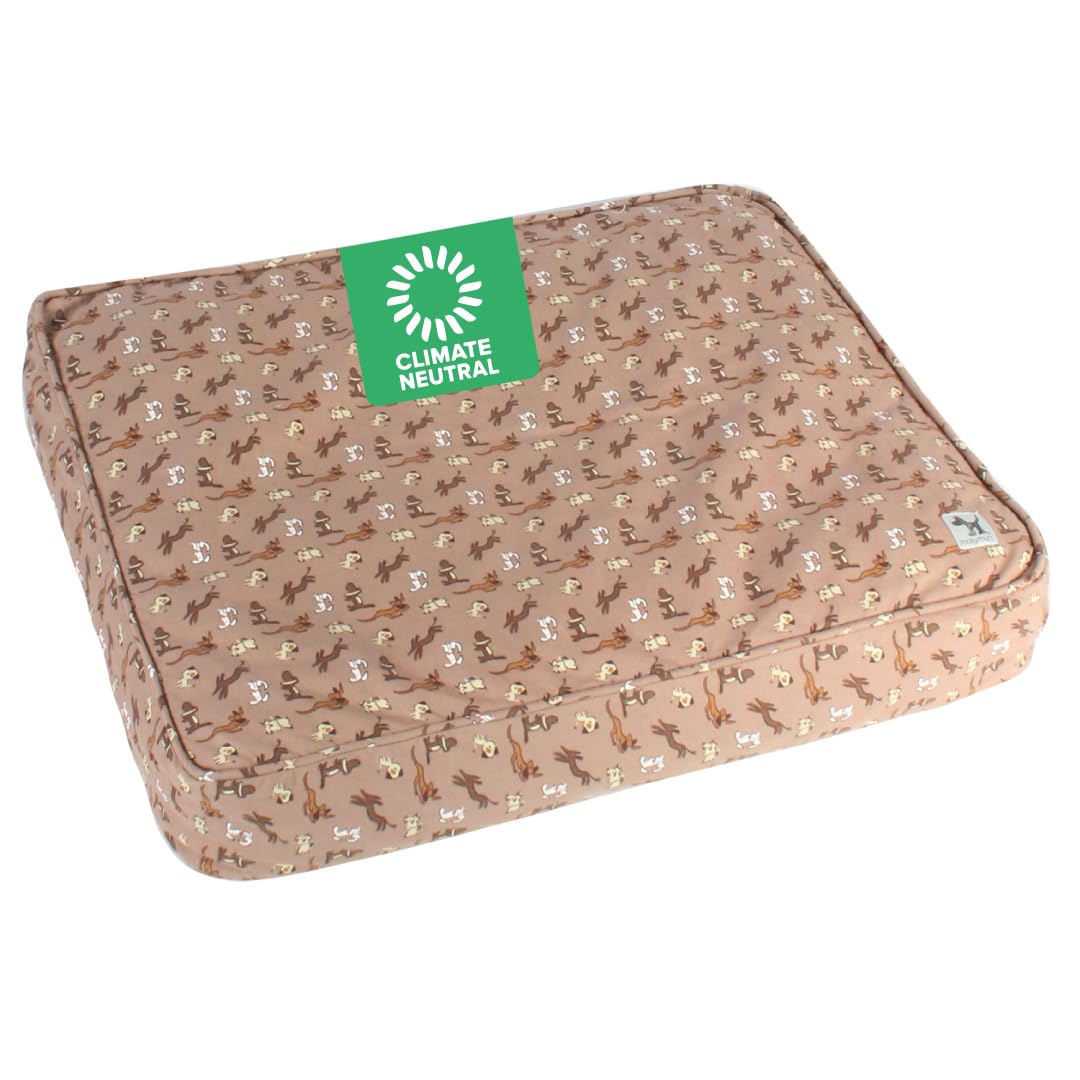 Molly Mutt Huge Dog Bed Cover - Daysleeper Print - Measures 36   X45   X5 - 100% Cotton - Durable - Breathable - Sustainable - M