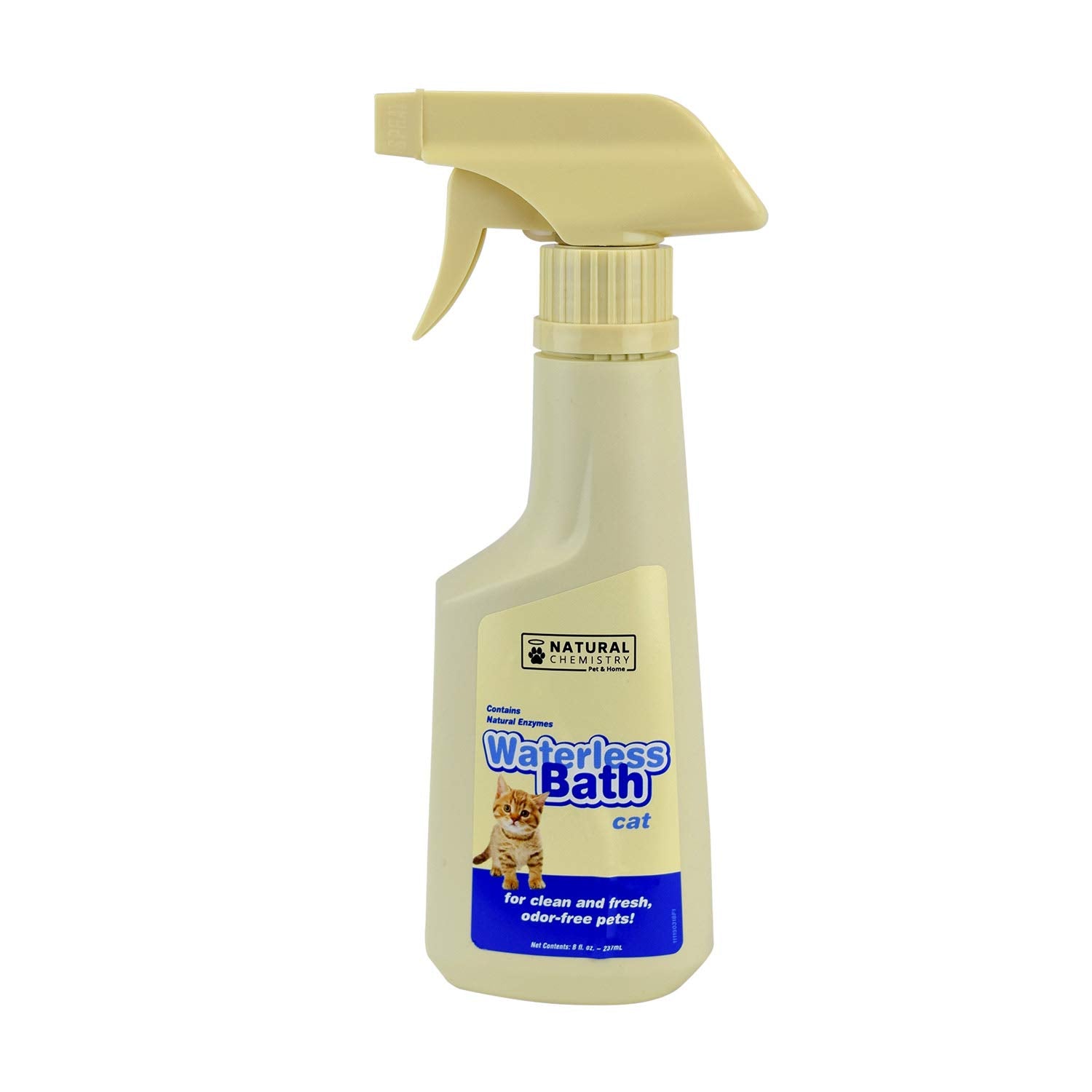 Natural Waterless Bath For Cats, 8-Ounce