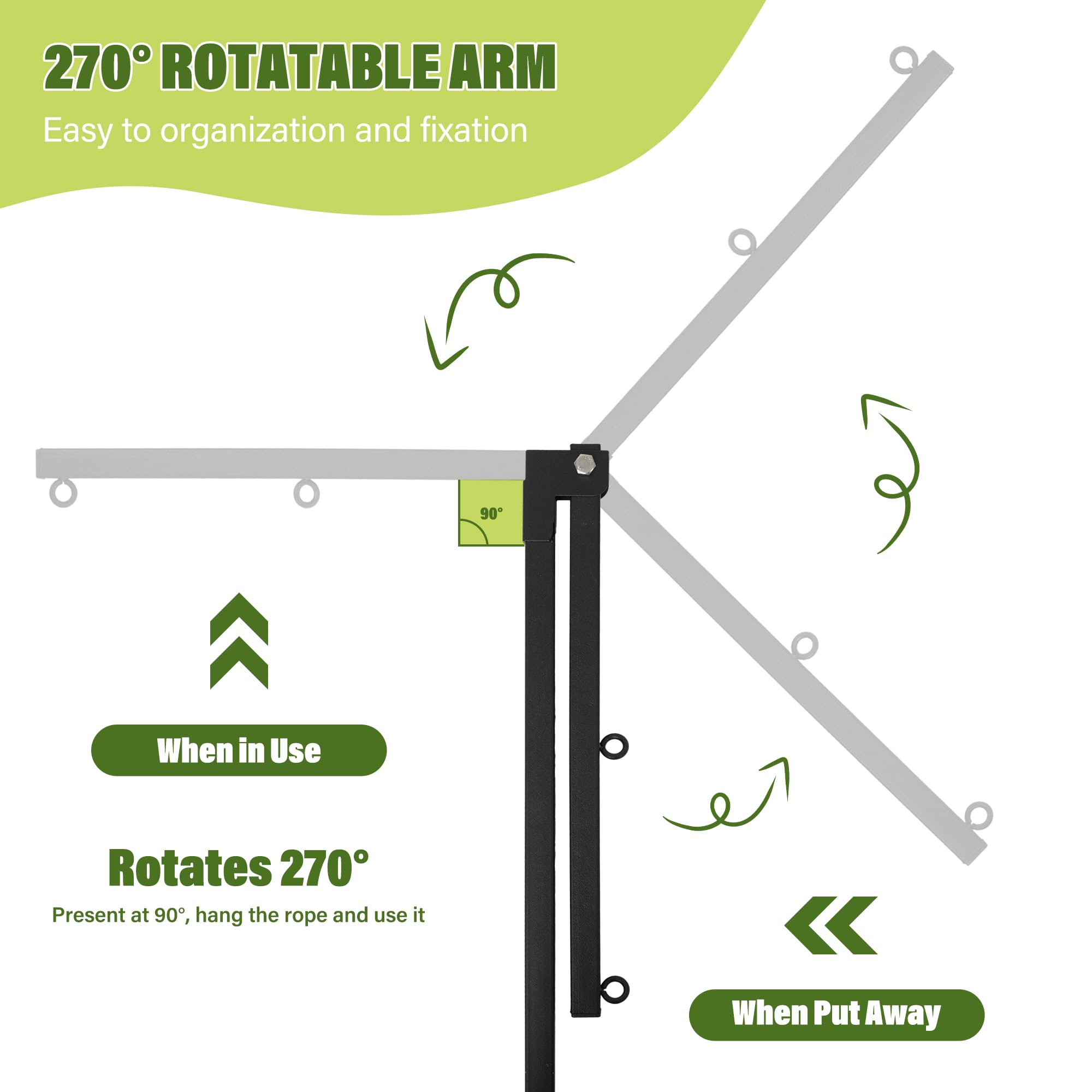 Dog Grooming Arm With Pet Grooming Hammock, Getlstub 35'' Pet Grooming Table Arm With Adjustable No Sit Haunch Holders, Dog Groo