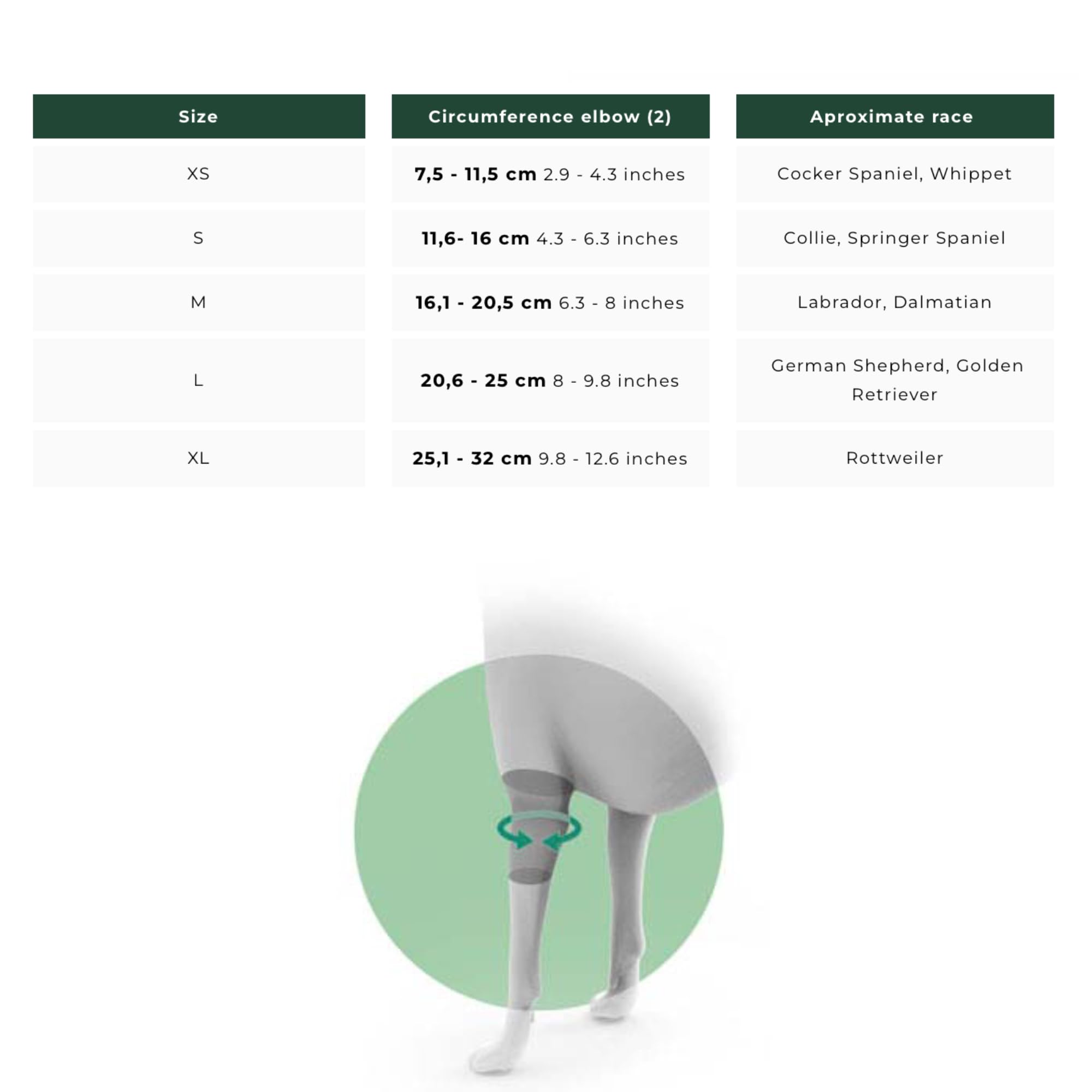 Ortocanis - Elbow Orthosis for Dogs with Elbow Arthritis. Hygromas or Shoulder Dislocation. Size M