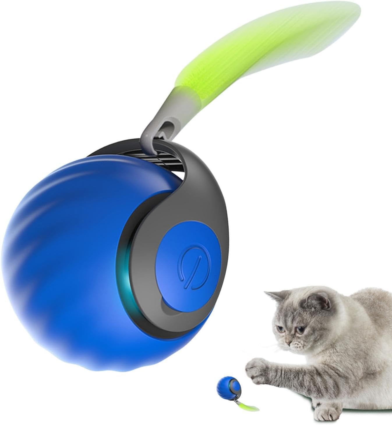 Adrohai Automatic Cat Walking Ball Pet Puppy Relieve Boredom And Bite Resistance Intelligent Electric Cat Teaser Smart Toys Ball