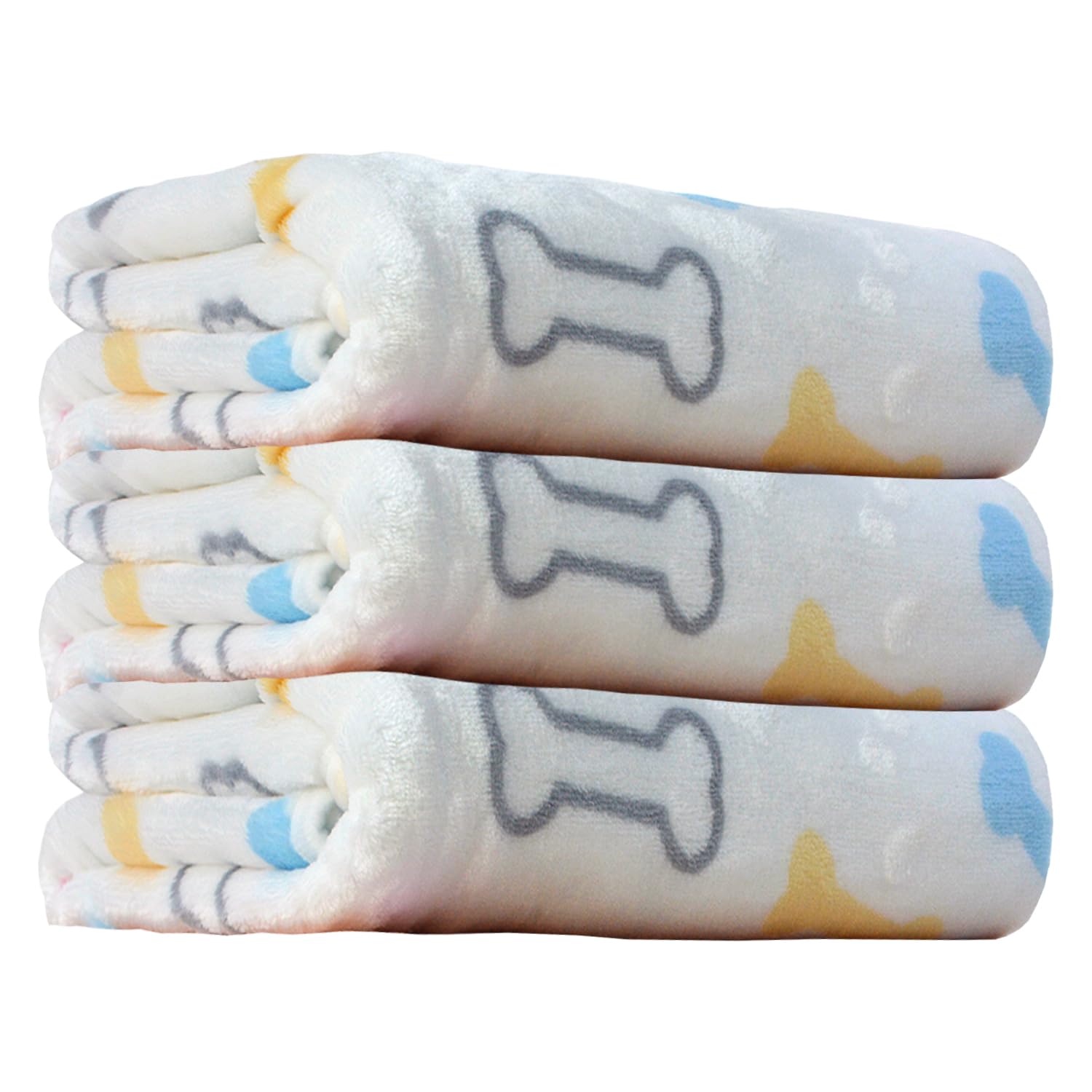 Dog Blankets Washable, 3 Pack Dog Blanket Washable 41'' X 31'', Fuzzy Soft Pet Mat Throw Cover For Kennel Crate Bed, Dog Blanket