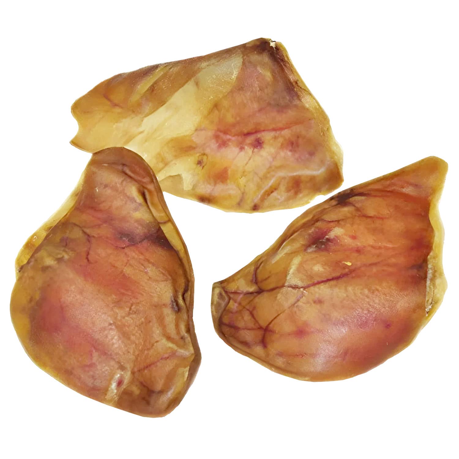 123 Treats Pig Ears for Dogs - 100% Natural Long Lasting Pork Dog Chews with Delicious Dog Chew Treat, Ideal for All Chewers, He