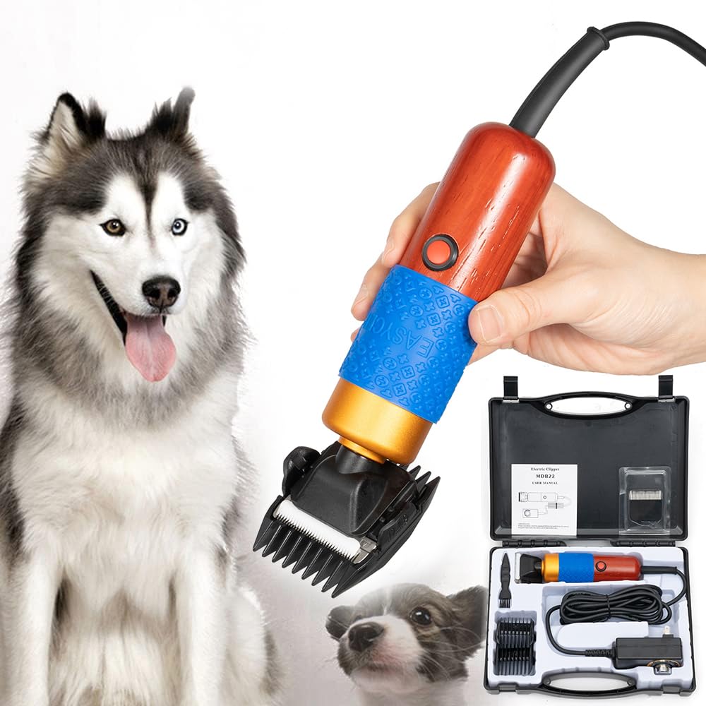 Gdae10 10Ft Sheep Shears, With Plug & 2 Blades 200W Electric Clippers Animal Shave Grooming Farm For Dogs Cat Goat Alpaca, Llama