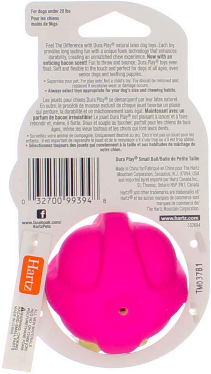 Hartz Dura Play Ball, Small, Assorted Colors (1 Ball Only)