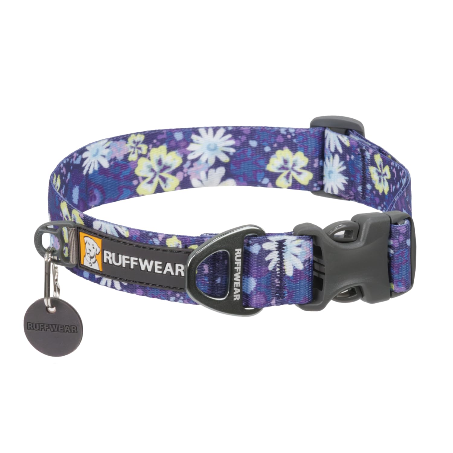 Ruffwear, Front Range Dog Collar, Durable And Comfortable Collar For Everyday Use, Wildflower, 20''-26''