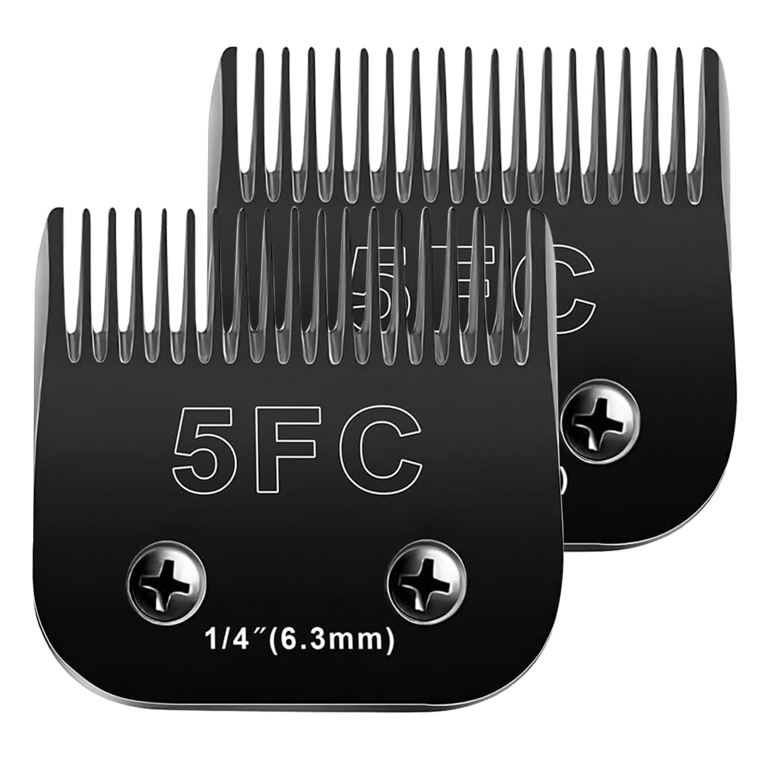2Pcs 5Fc Blades Dog Grooming Blades Compatible With Andis Dog Clippers Blades,Dog Clipper Blades Compatible With Oster A5,Wahl K