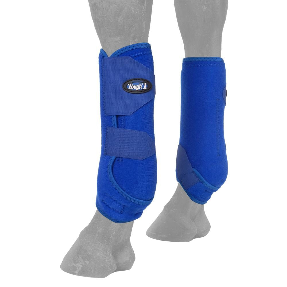 Tough 1 Vented Sport Boots Front L Blue