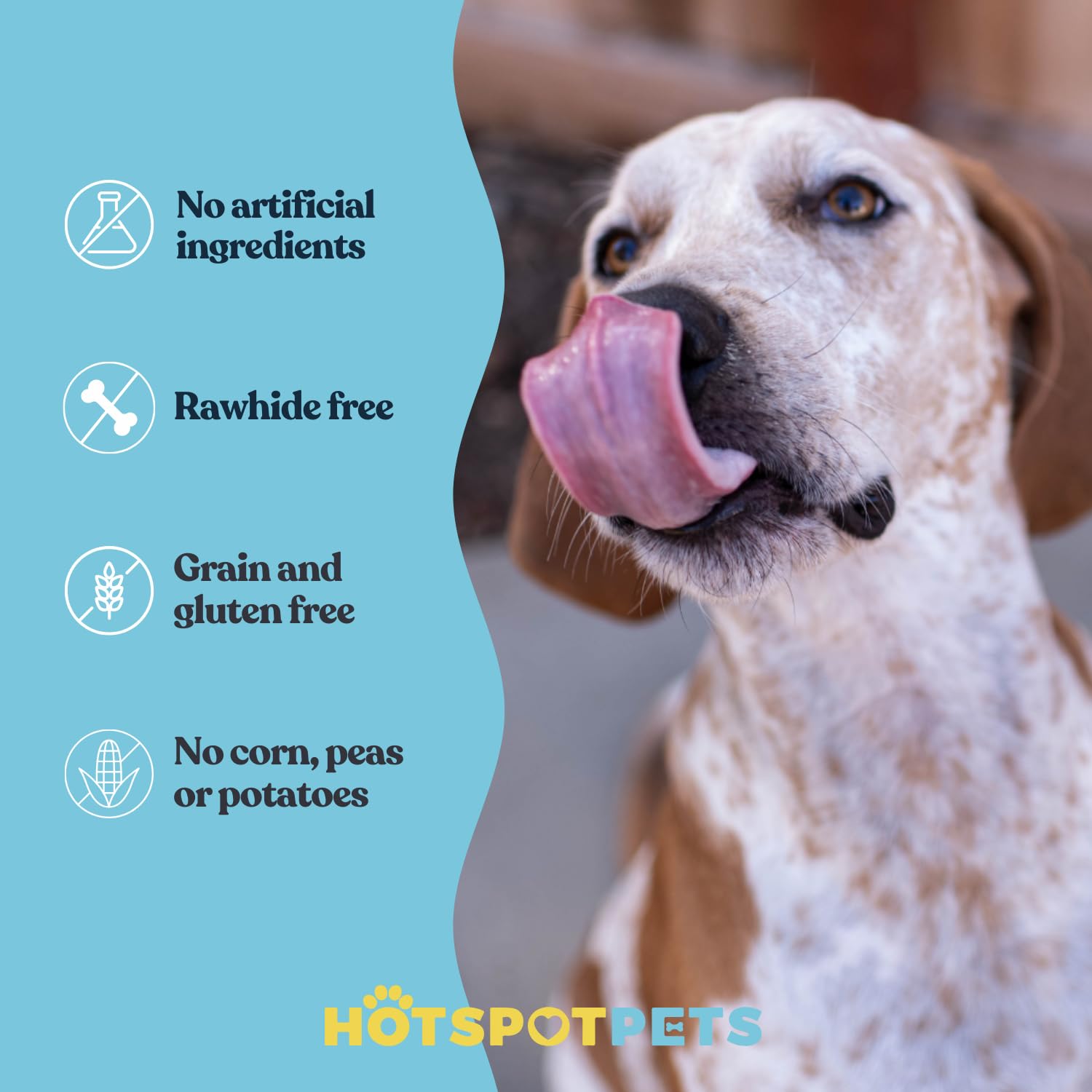 hotspot pets Premium Beef Gullet Sticks for Dogs 12 - All Natural Grass-Fed Beef Dog Chews, Rich in Glucosamine Chondroitin for