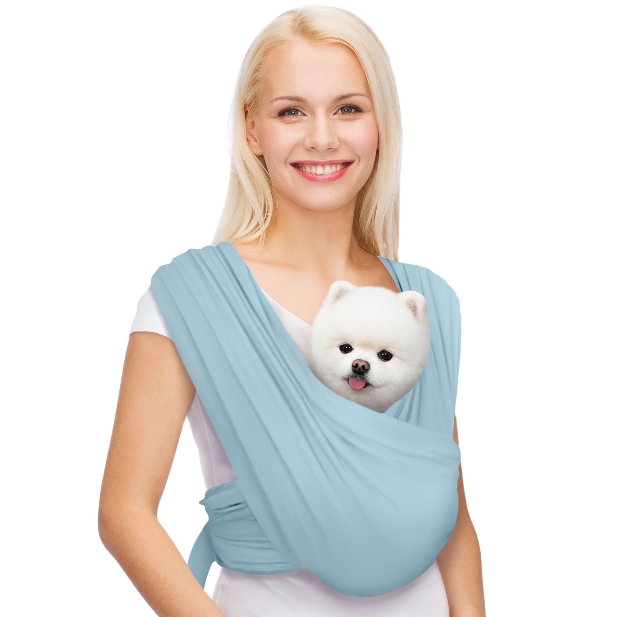 Anccoplus Dog Carriers For Small Dogs, Front Facing Dog Sling Carrier, Hands Free Cat Carrier, Size Adjustable, Reducing Back Pa