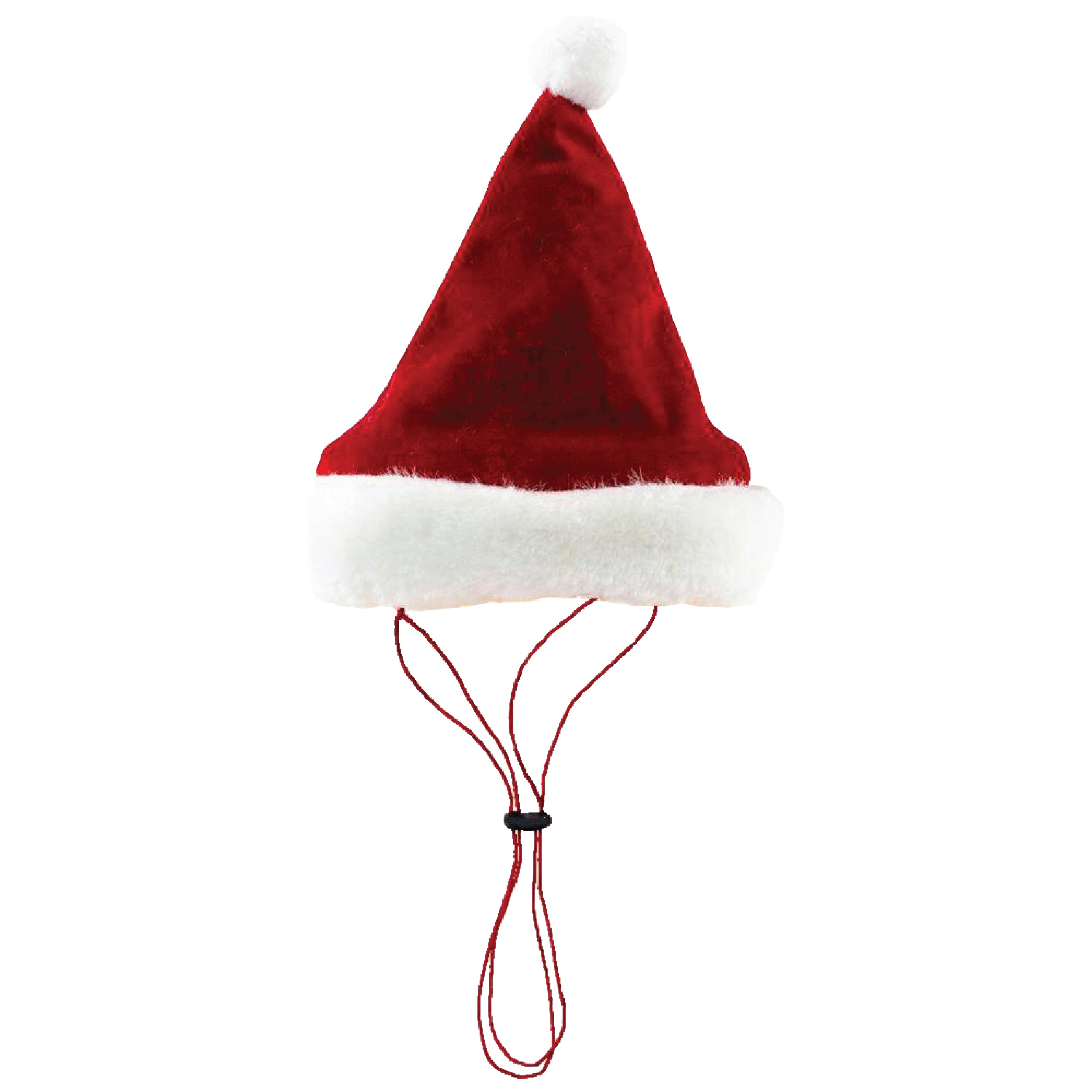 Huxley & Kent Pet Hat | Santa (Large) | Festive Christmas Holiday Accessory For Dogs/Cats | Holiday Pet Hat | Snugfit Sliding To
