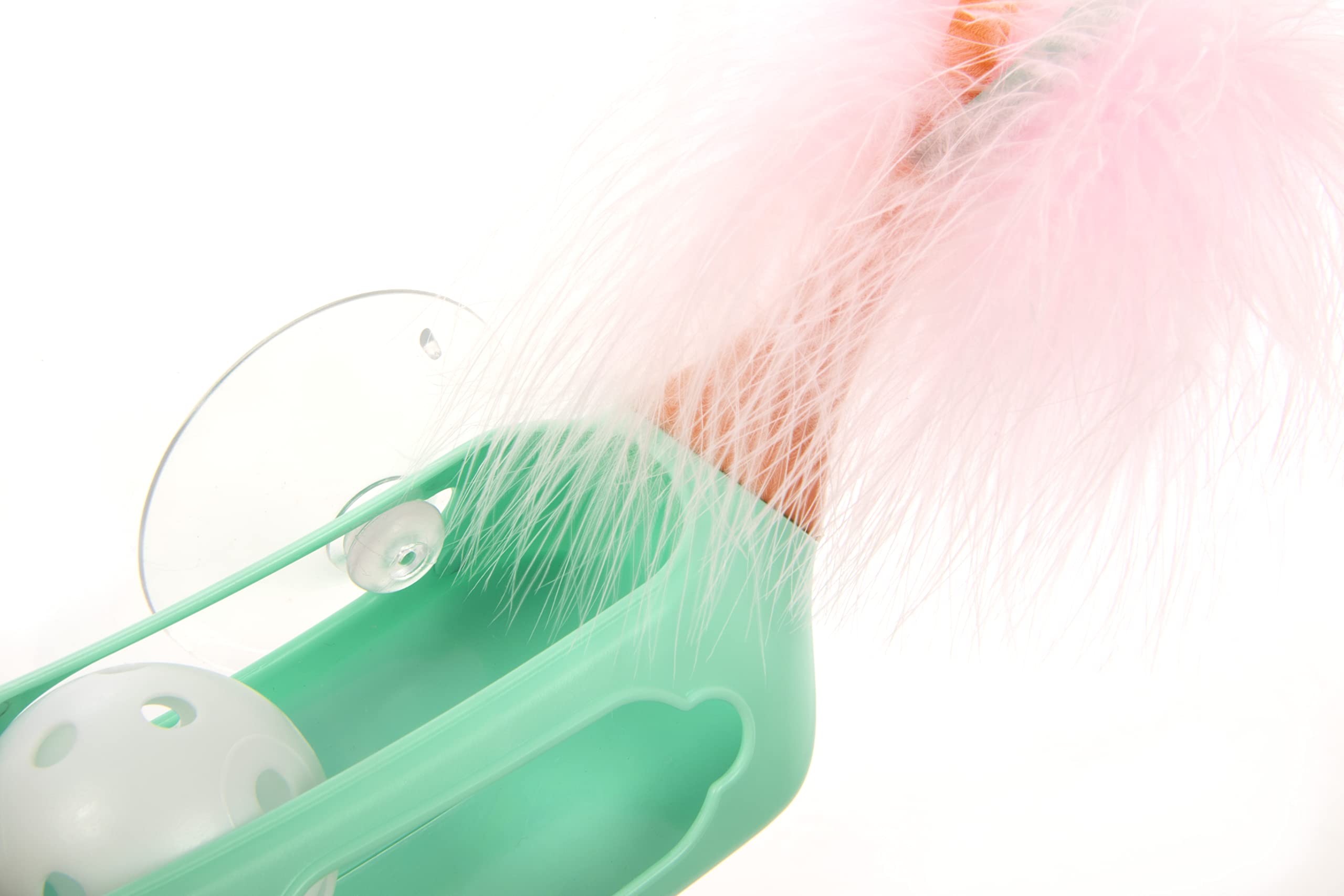 Smartykat Track Tipper Ball Track Cat Toy W/Suction Cup, Works On Floors & Windows - Blue, One Size