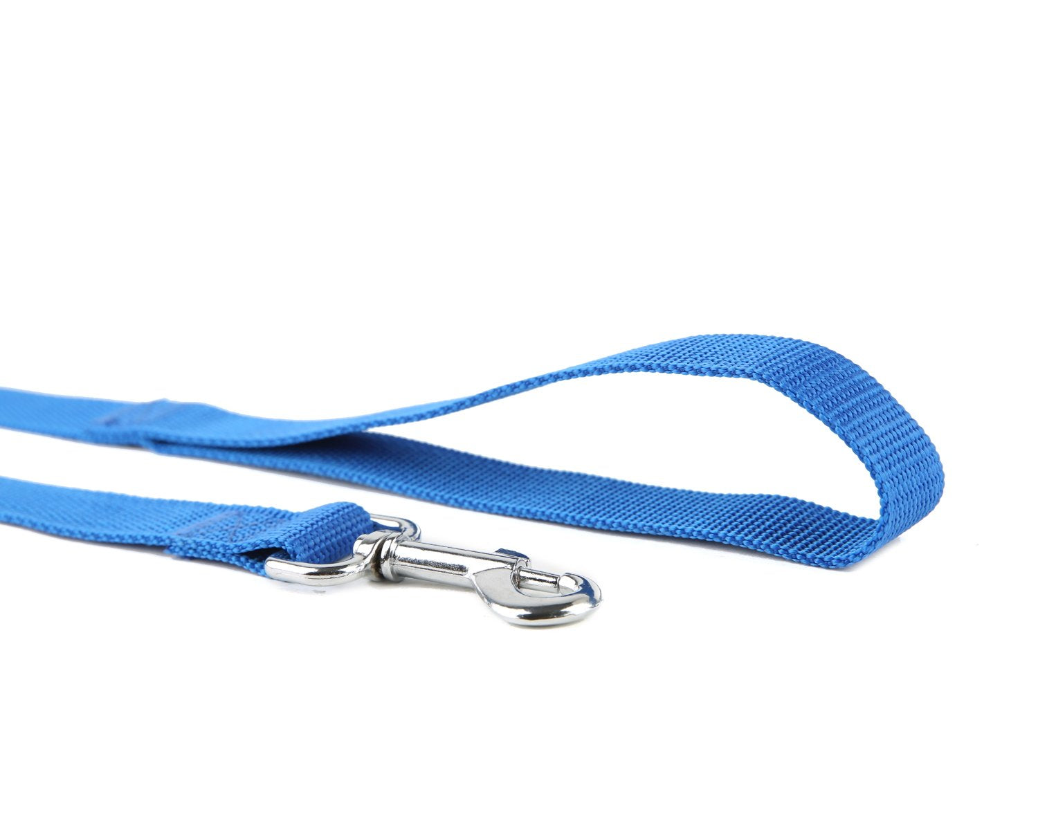 Strong Durable Nylon Dog Training Leash, Traction Rope, 4/5/6 Feet Long, 3/4 Inch 1 Inch Wide, For Small And Medium Dogs (1'' X 4 Ft, Blue)