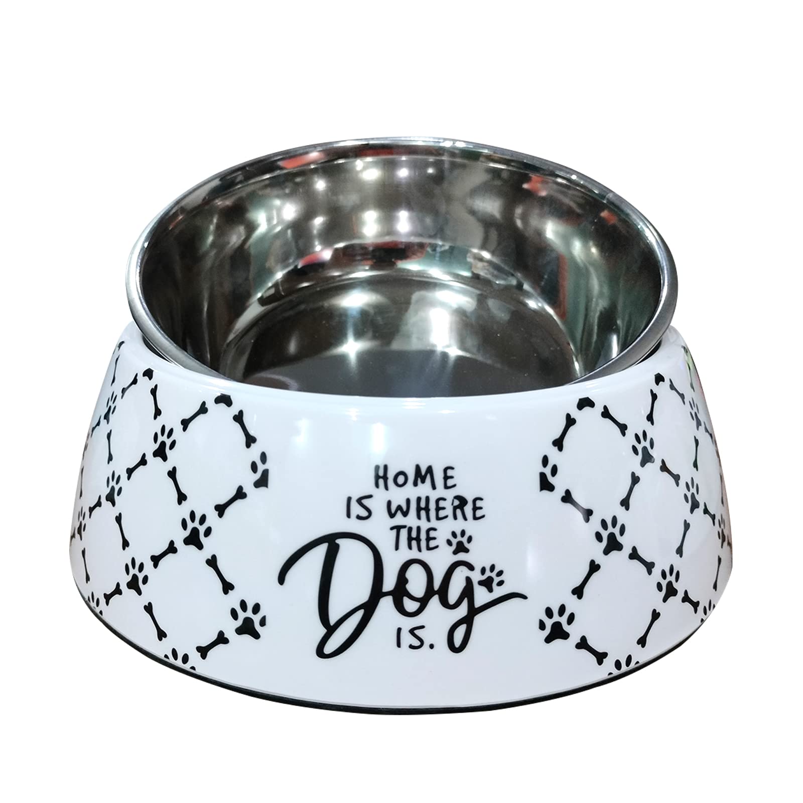 Emily Pets Pet Bowl For 100% Melamine & Premium Stainless Steel Dog Cat Bowls Dog Bowls Cat For Slow Food Treat Pet Dog For Pupp