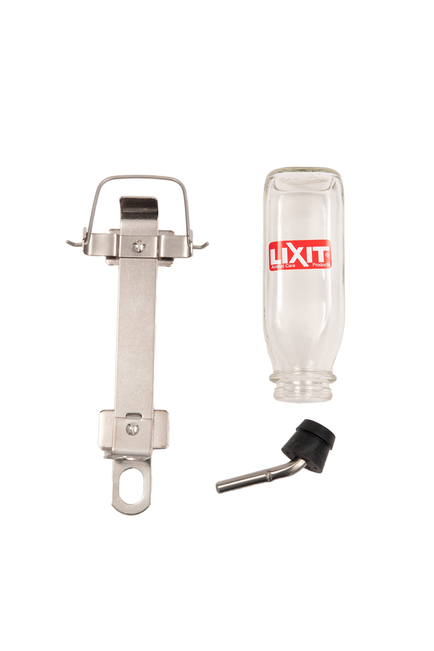 Lixit Heavy Duty Deluxe Glass Water Bottles For Birds, Dogs And Small Animals. (16Oz Medium Tube)