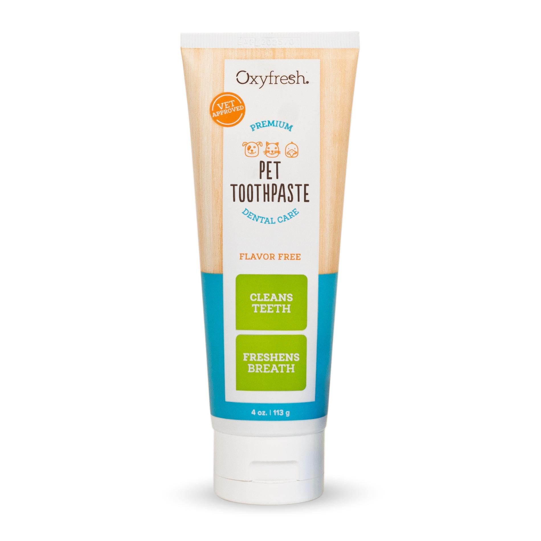 Oxyfresh Premium Dog Toothpaste - Best Dog Teeth Cleaning & Dog Plaque and Tartar Fighter - Safe for Cat Toothpaste Too - Vet Fo