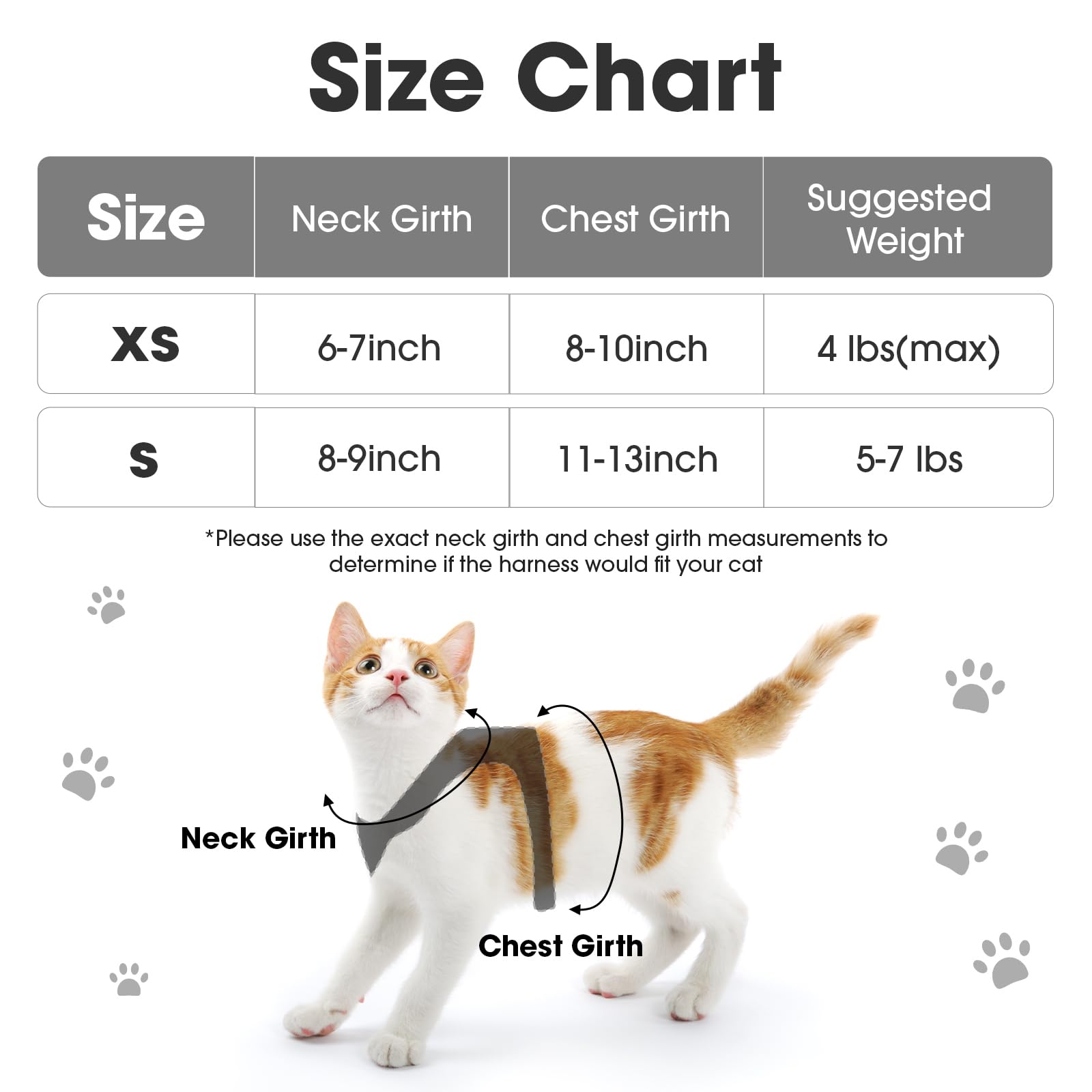 Cat Vest Harness And Leash Set For Walking Escape Proof, Adjustable Kitten Harness Breathable Mesh With Reflective Strips Harnes