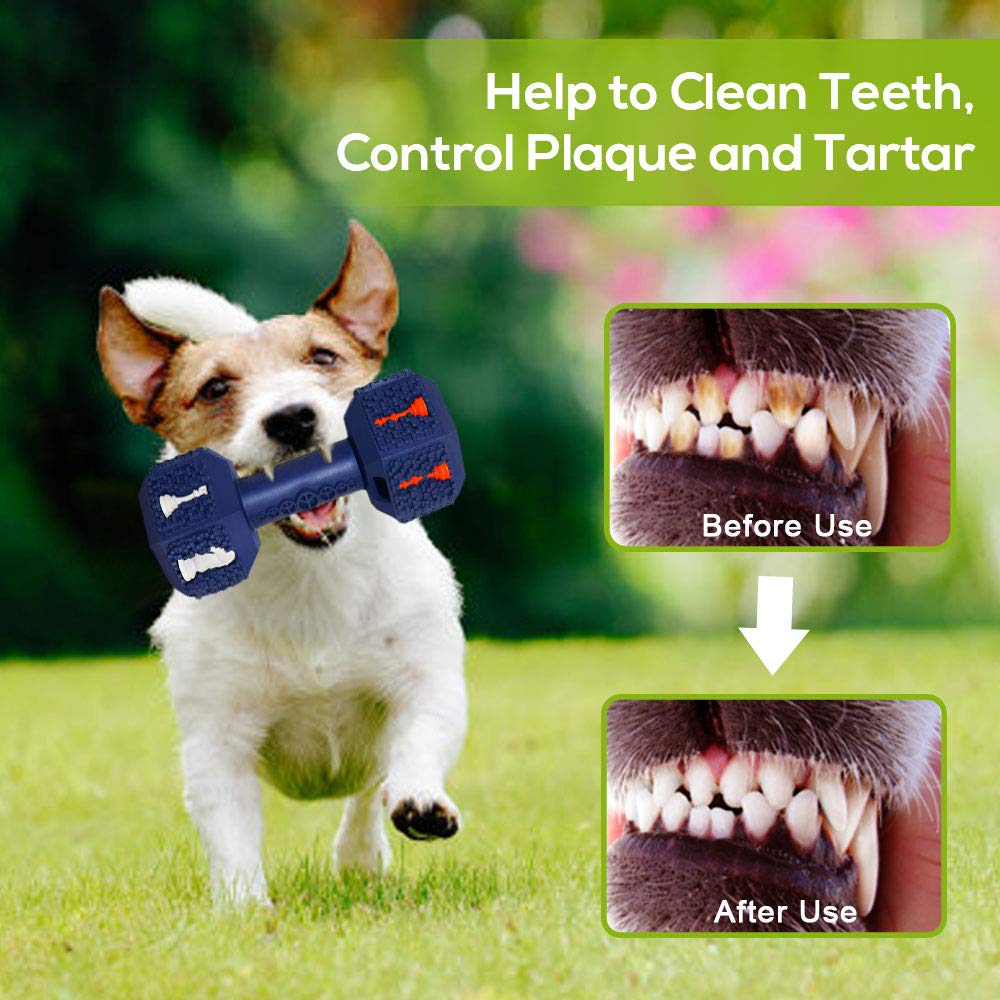 Hswaye Dog Chew Toys for Aggressive Chewers,Food Grade Non-Toxic Dental Pet Toy,Tough Durable Indestructible Dog Toys for Small