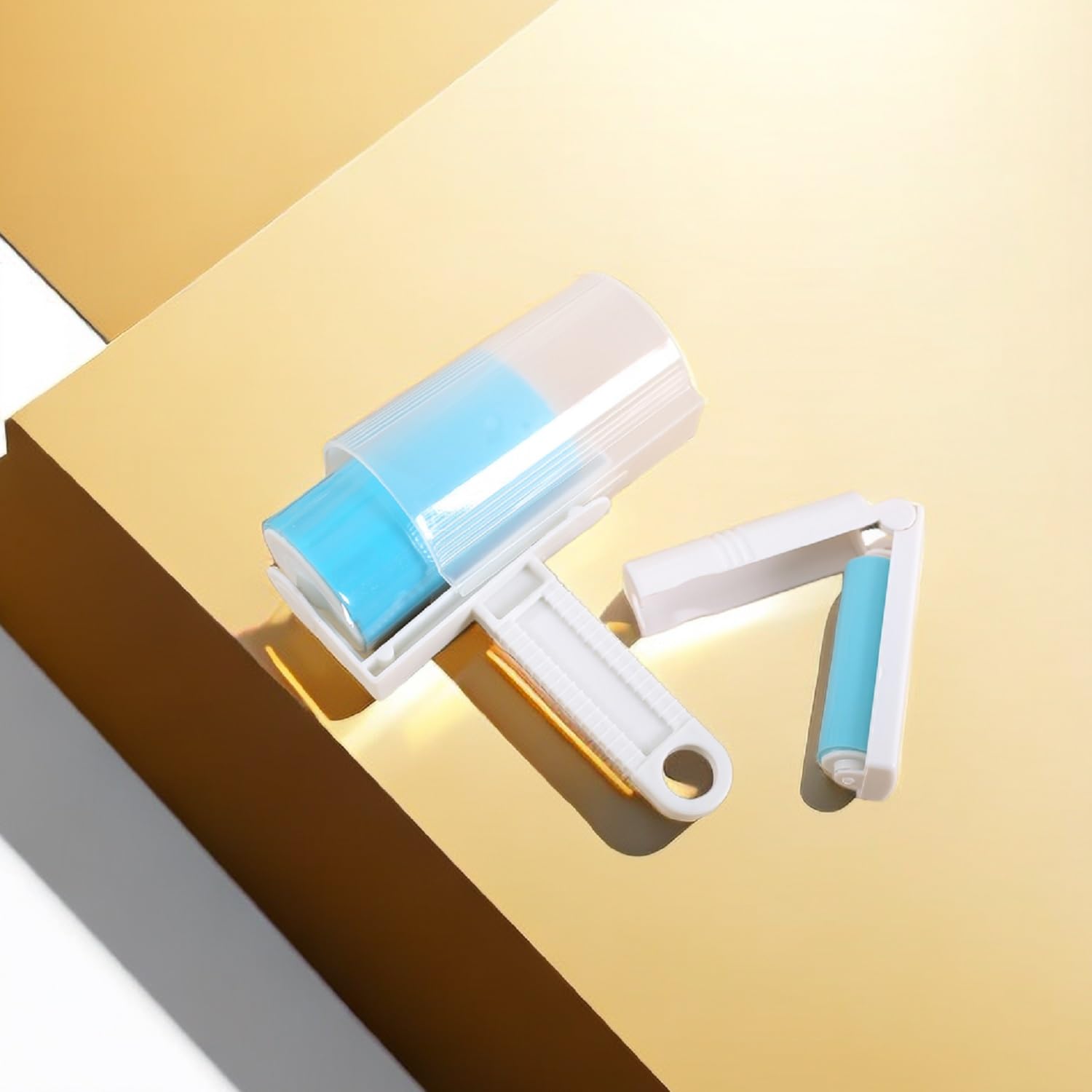 Ilifetech Reusable Sticky Picker Set Cleaner Lint Roller Pet Hair Remover Brush, Blue