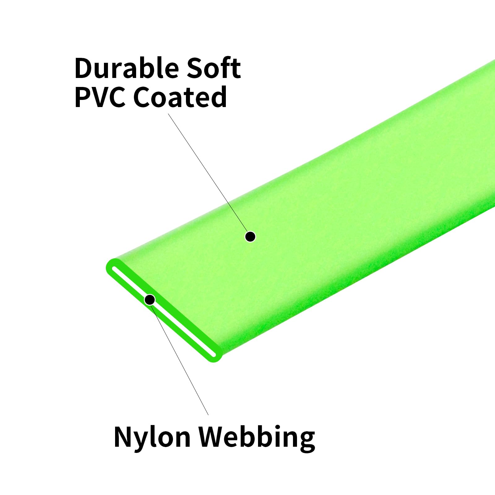 Waterproof Dog Training Leash 50Ft 30Ft 15Ft 10Ft 5Ft Heavy Duty Recall Long Lead For Large Medium Small Dogs