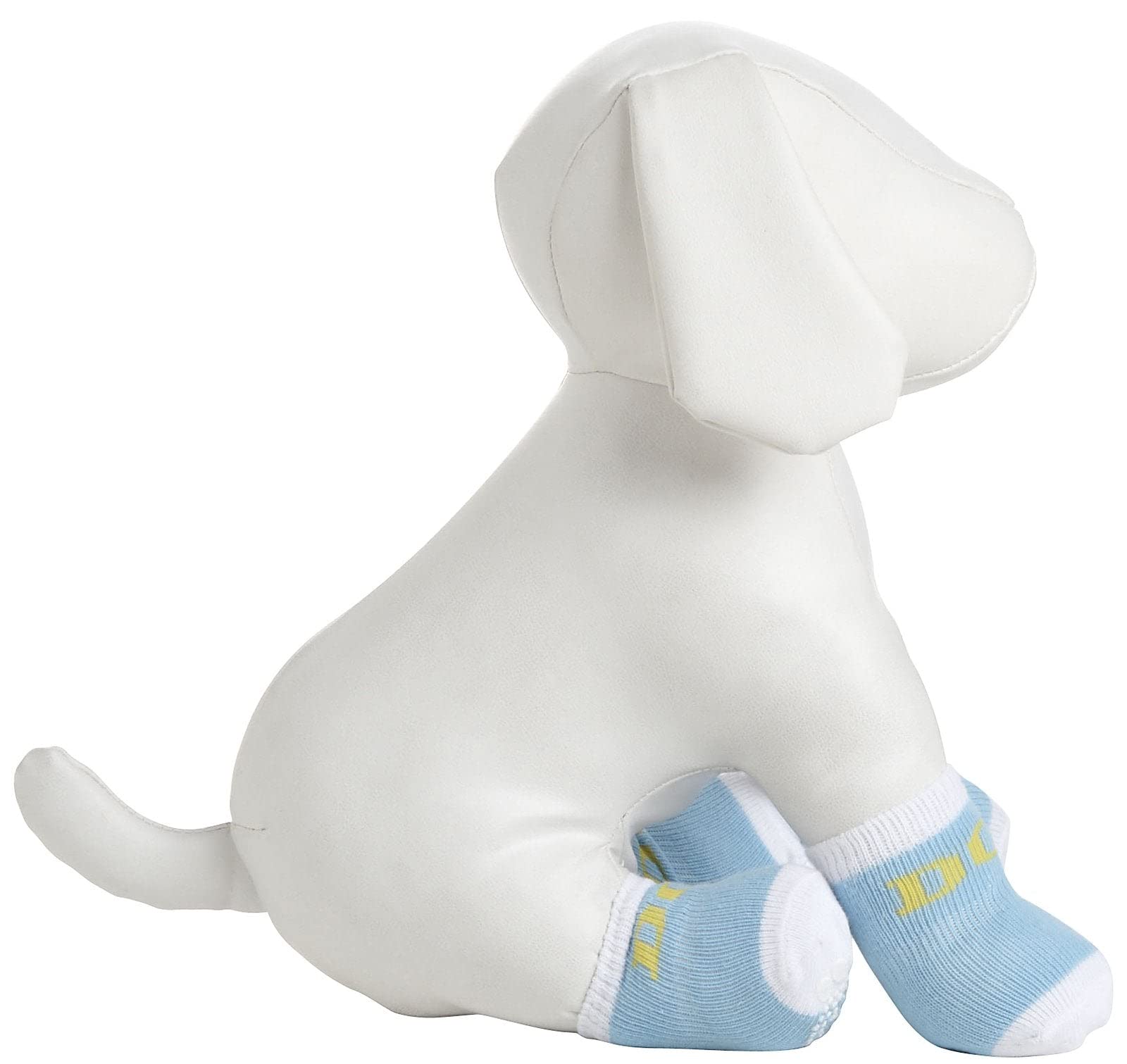 Pet Life Anti-Slippage Dog Socks - Pet Socks with Rubberized Micro Grips for Premium Traction - Set of 4 Socks for Dogs
