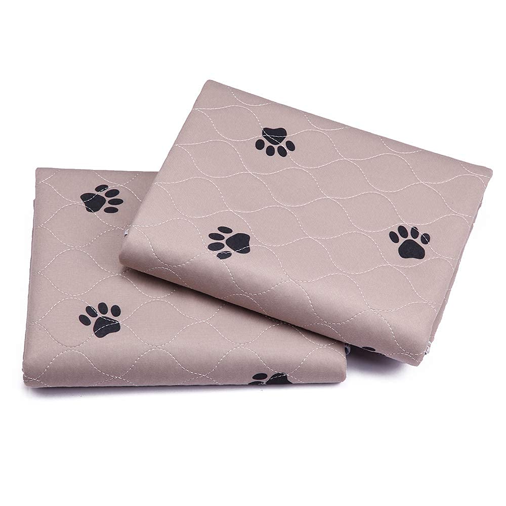Sincopet Washable Dog Pee Pads With Puppy Grooming Gloves,Puppy Pads,Reusable Pet Training Pads,Large Dog Pee Pad,Waterproof Pet Pads For Dog Bed Mat,Super Absorbing Whelping Pads 36X72 In(Pack Of 2)
