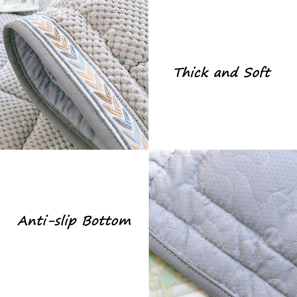 Awjcsv Dog Couch Cover Protector, Couch Cover For Dogs Washable, Pet Couch Covers For Sofa, Non Slip Dog Bed Sofa Cover (Gray, 2