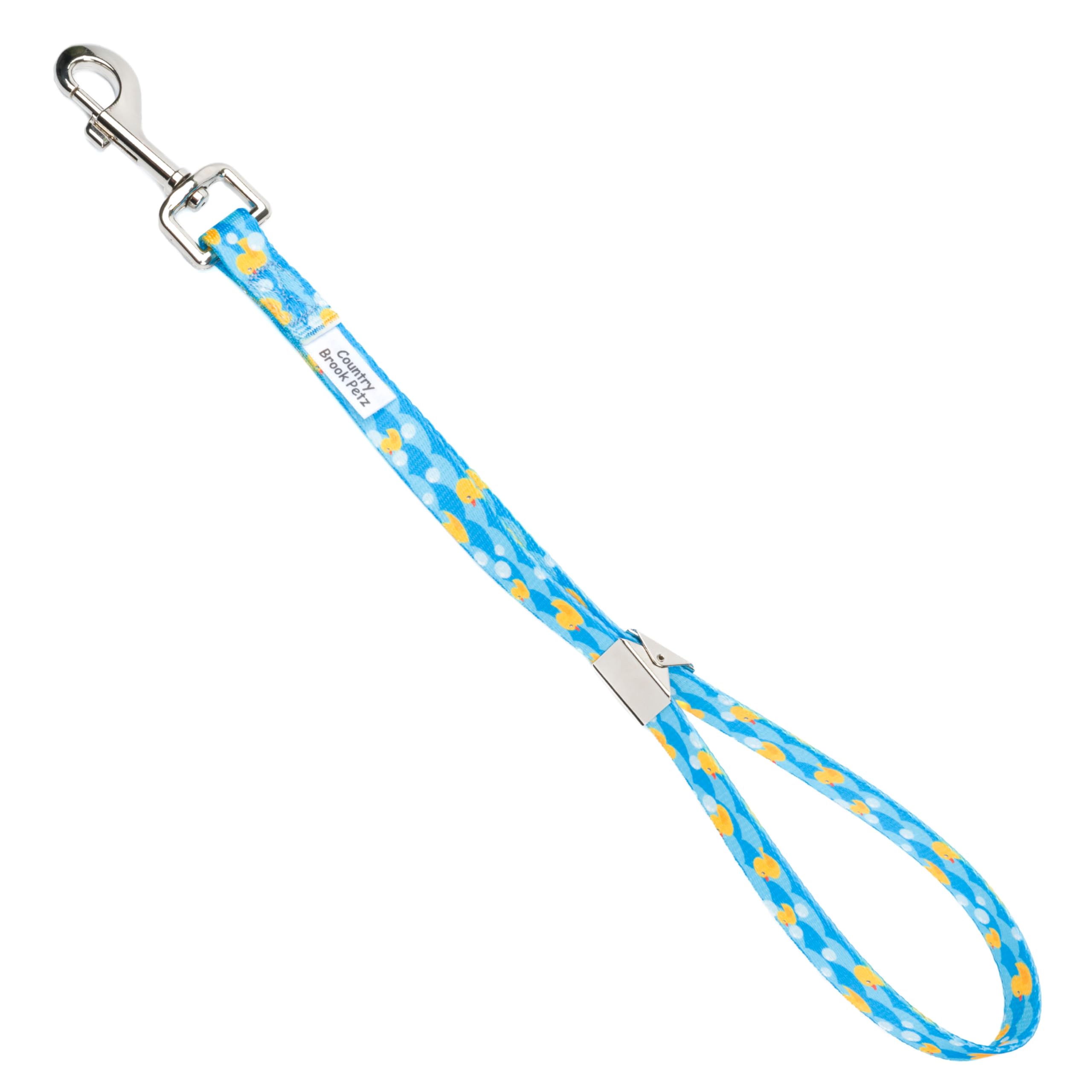 Country Brook Petz - Just Ducky Spring Loaded Grooming Loop Featuring Unique Designs For Any Style (5/8 Inch Wide, 16.5 Inch)