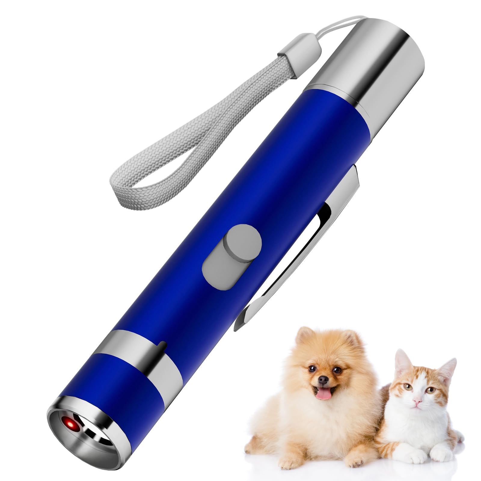 Meliinma Interactive Cat Toy For Indoor Cats, 5 Patterns And 3 Modes, Rechargeable Pointer Toy For Pets Playing And Training, Bl