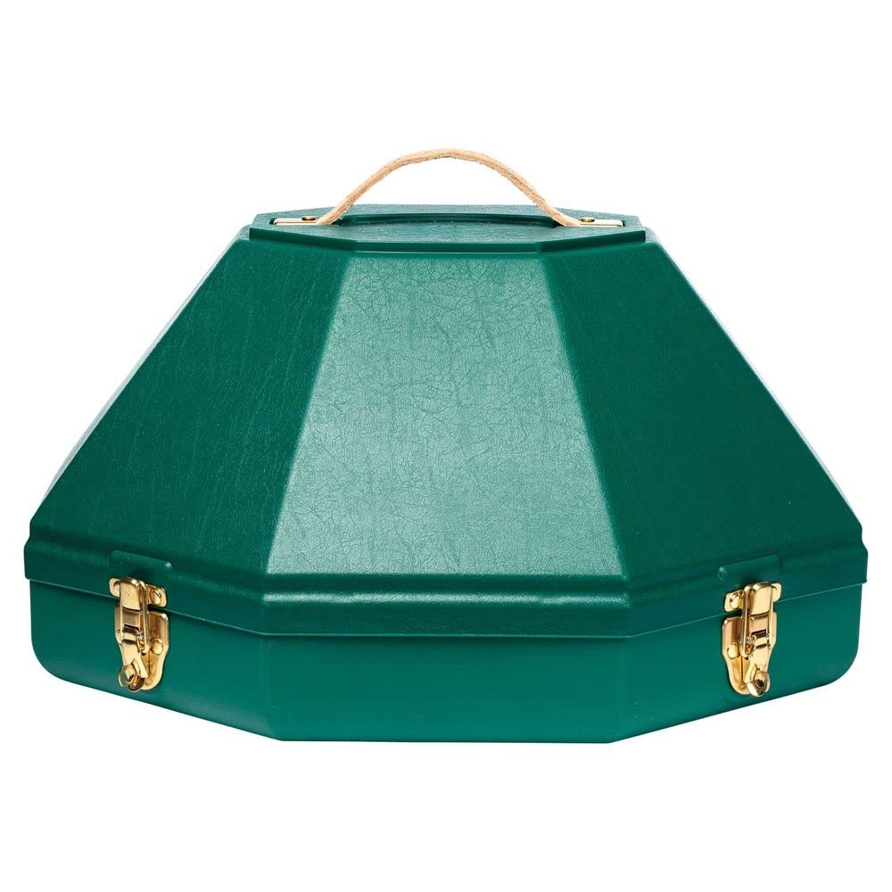 Schneiders Western Hat Can | Color Green | Ideal Horse Show Companion | Robust Protection For Western Hats | Adjustable Fit | Mi