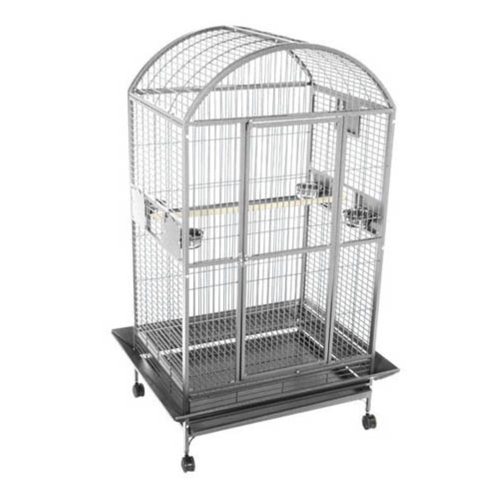 A&E Cage 9004030 Green Dome Top Bird Cage with 1 Bar Spacing, 40 x 30